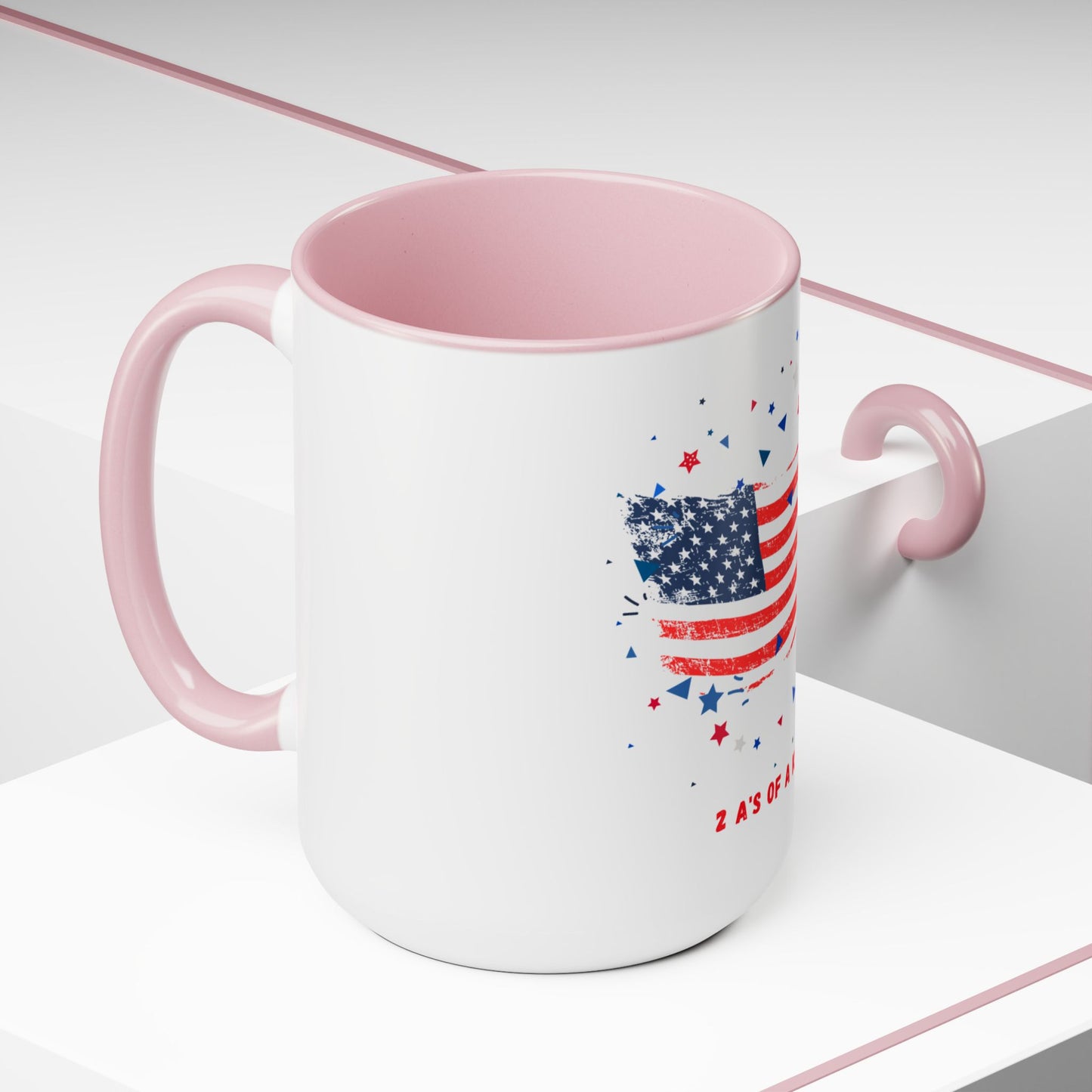 Flag - Two-Tone Coffee Mugs, 15oz