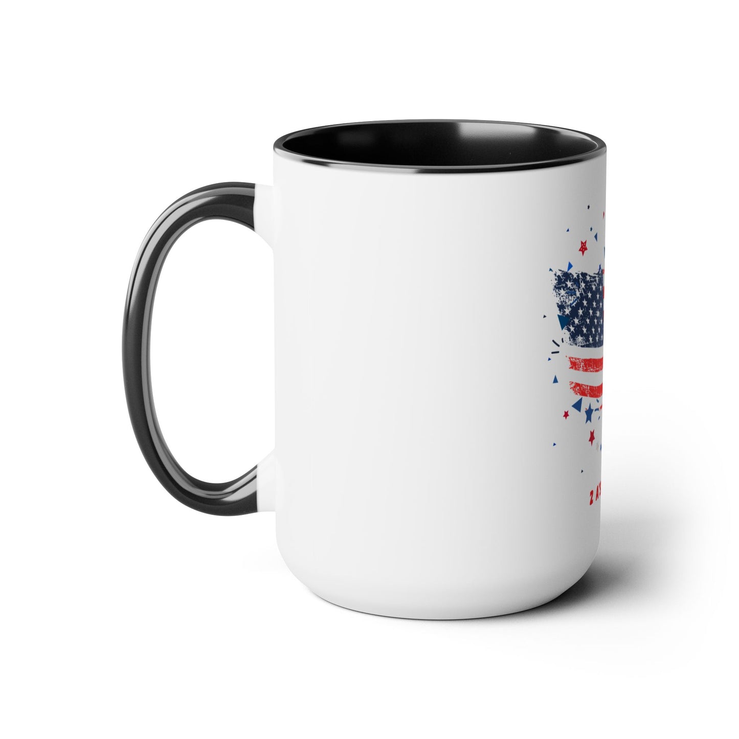 Flag - Two-Tone Coffee Mugs, 15oz