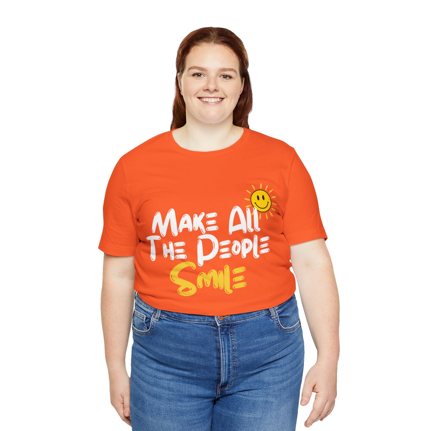 Make All the People Smile - Unisex Jersey Short Sleeve Tee