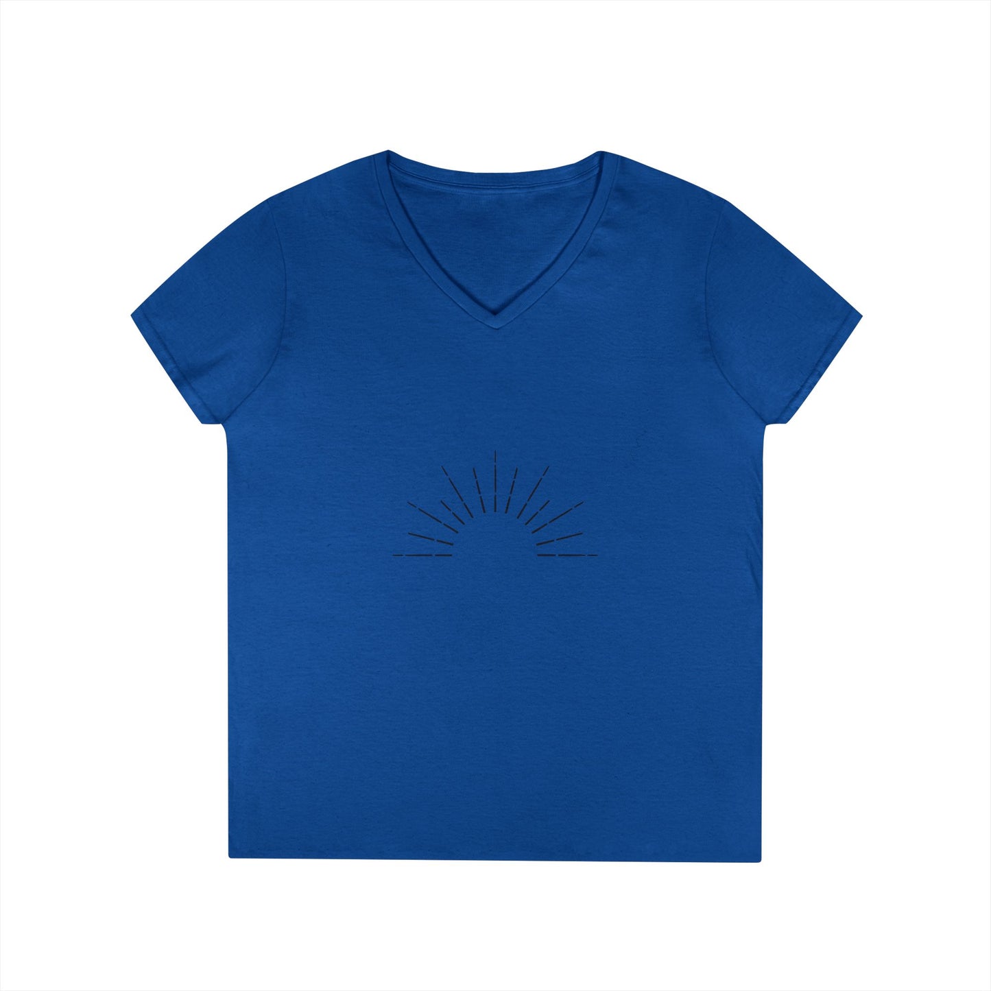 Make My Day - Women's Jersey Short Sleeve Deep V-Neck Tee