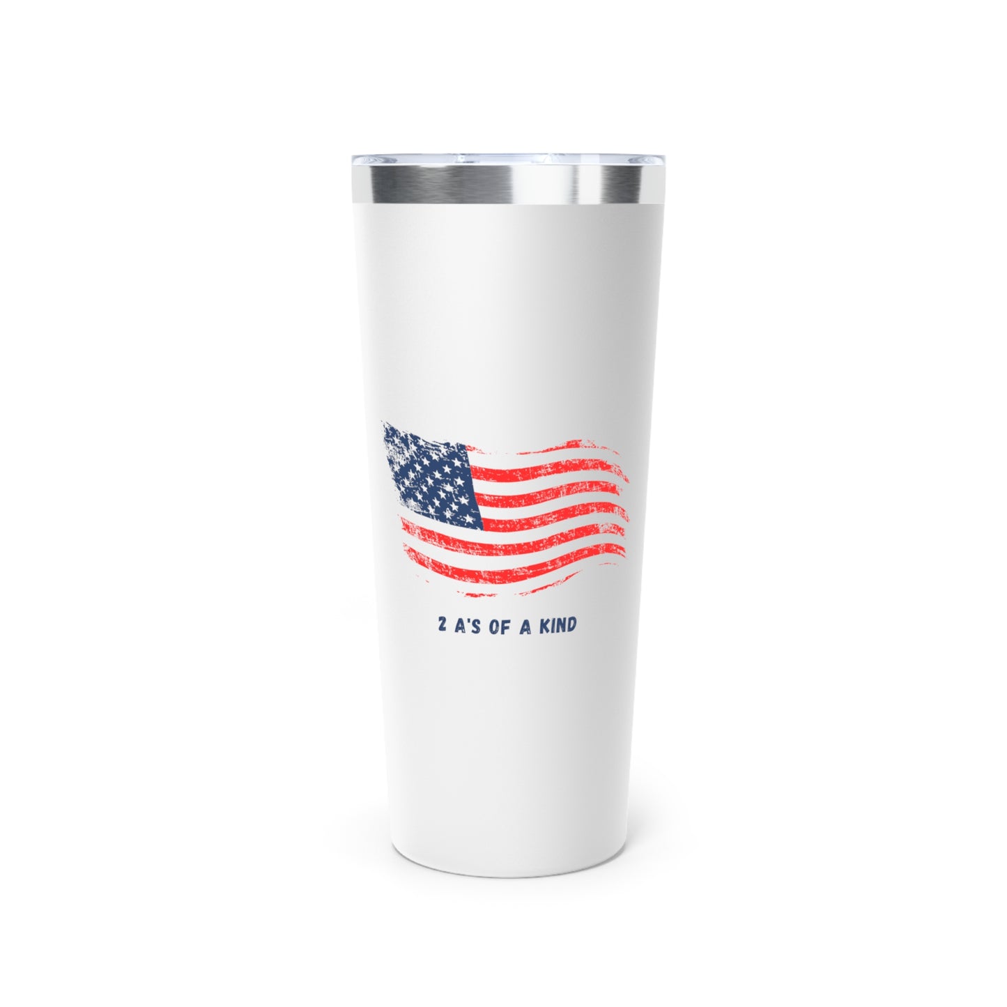 Flag- Copper Vacuum Insulated Tumbler, 22oz