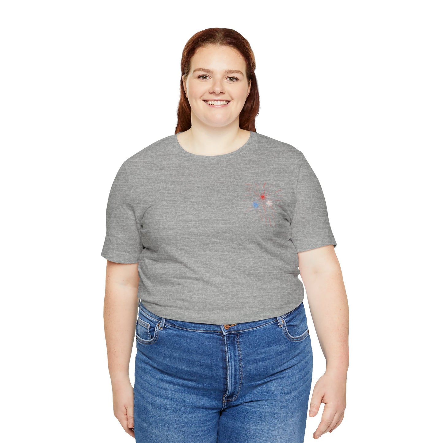 Firework Patriotic Tee - Unisex Jersey Short Sleeve Tee