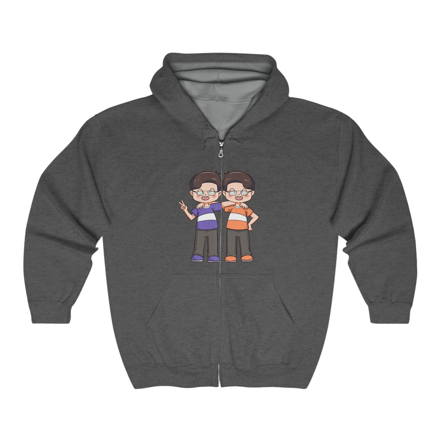 2 A's - Unisex Heavy Blend™ Full Zip Hooded Sweatshirt