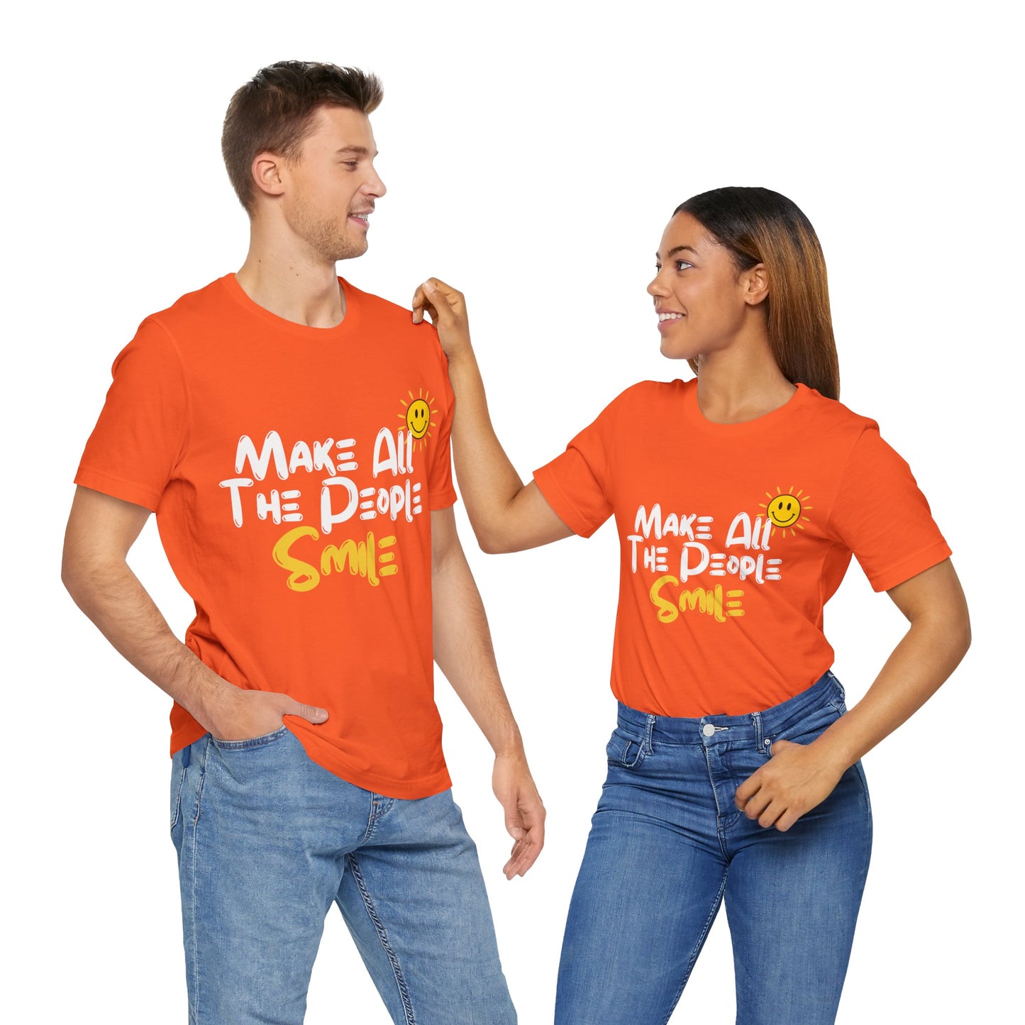 Make All the People Smile - Unisex Jersey Short Sleeve Tee