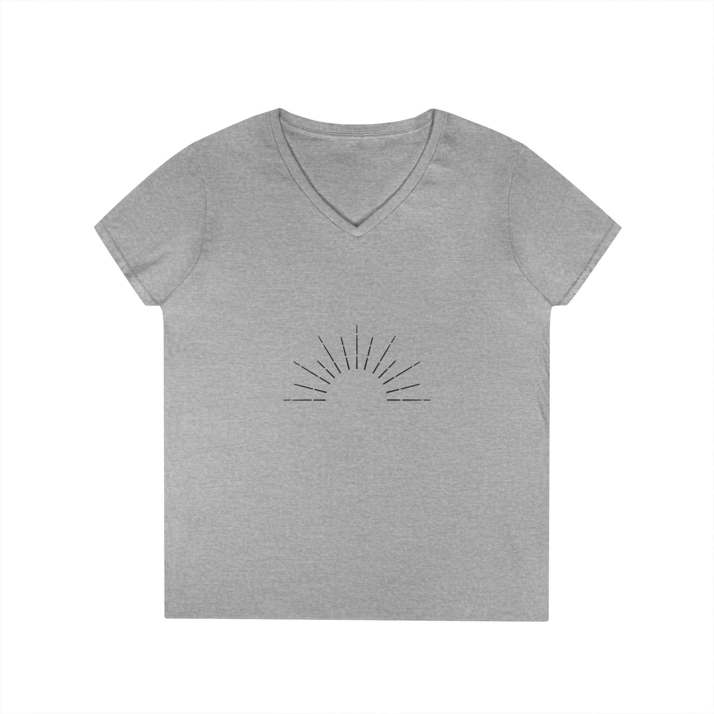 Make My Day - Women's Jersey Short Sleeve Deep V-Neck Tee