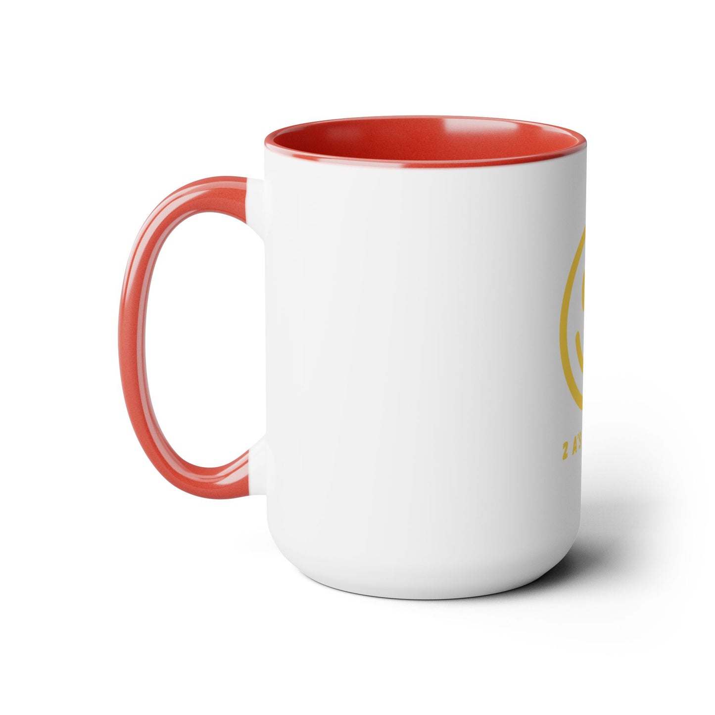Smiley Face - Two-Tone Coffee Mugs, 15oz