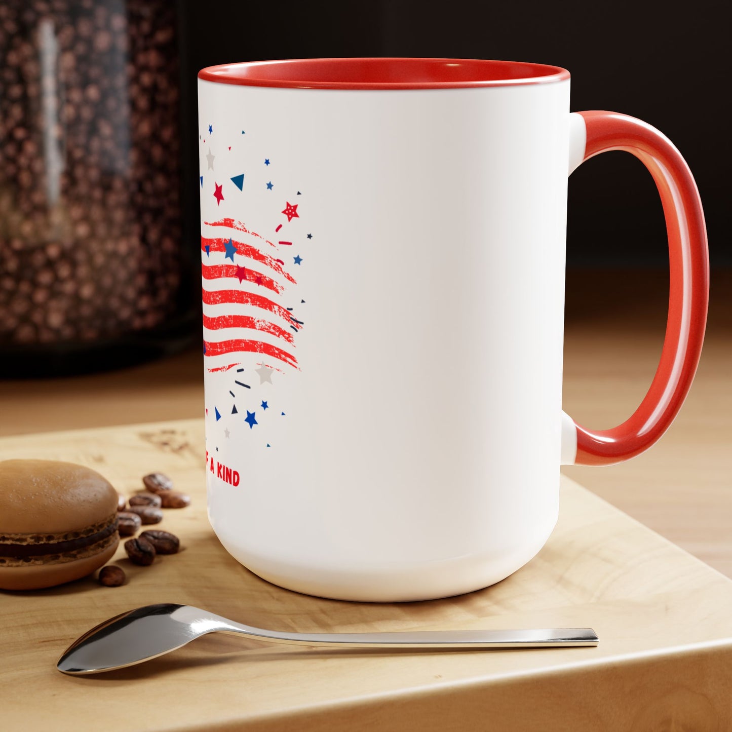 Flag - Two-Tone Coffee Mugs, 15oz