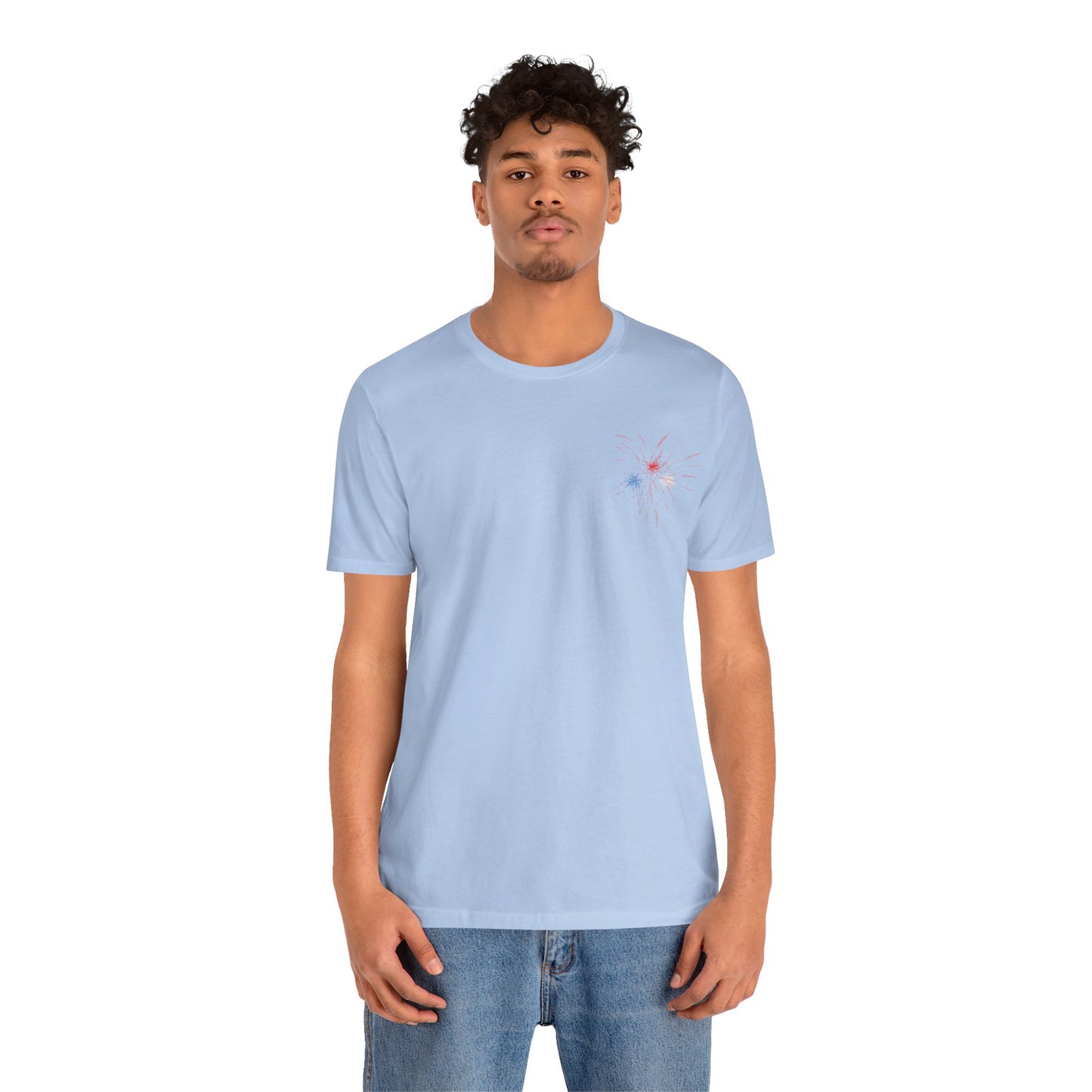 Firework Patriotic Tee - Unisex Jersey Short Sleeve Tee