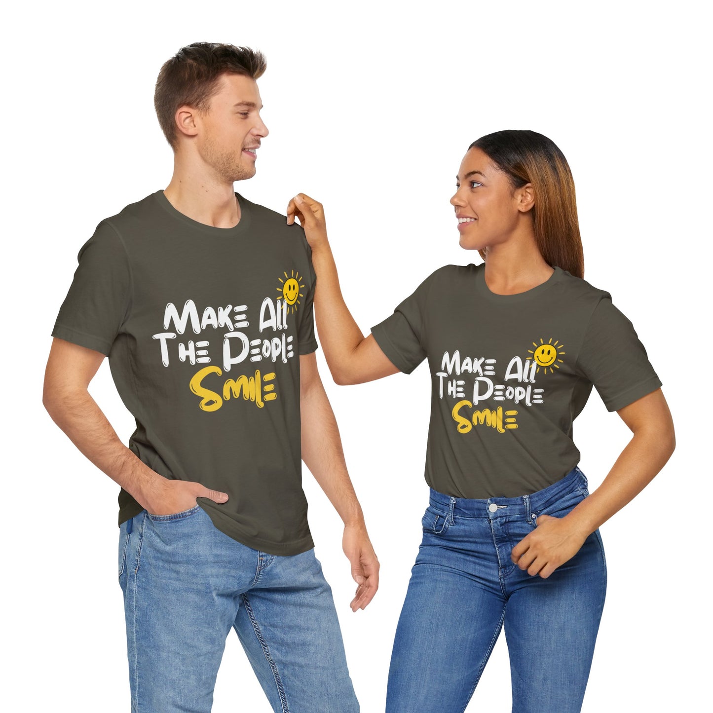 Make All the People Smile - Unisex Jersey Short Sleeve Tee