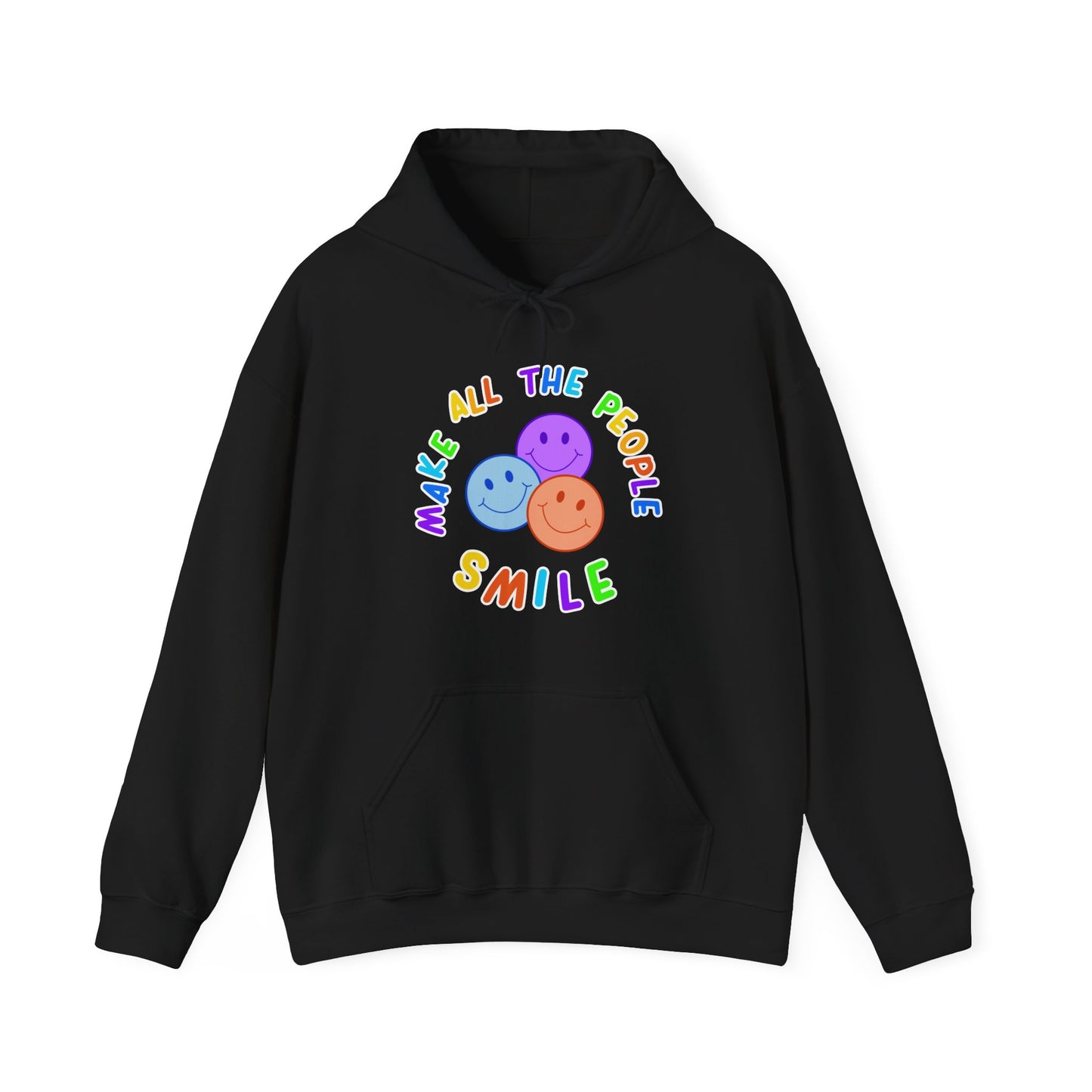 Make All The People Smile - Unisex Heavy Blend™ Hooded Sweatshirt
