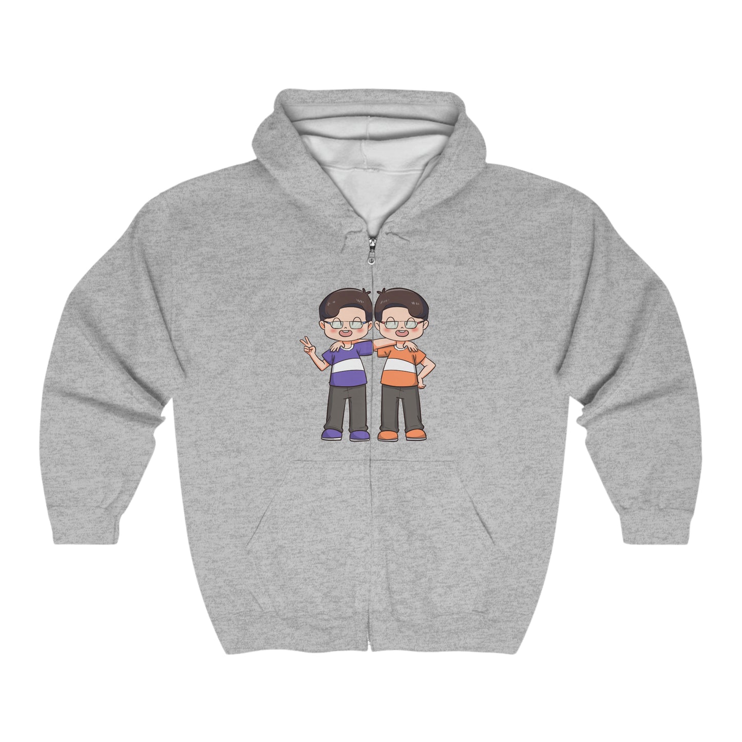 2 A's - Unisex Heavy Blend™ Full Zip Hooded Sweatshirt