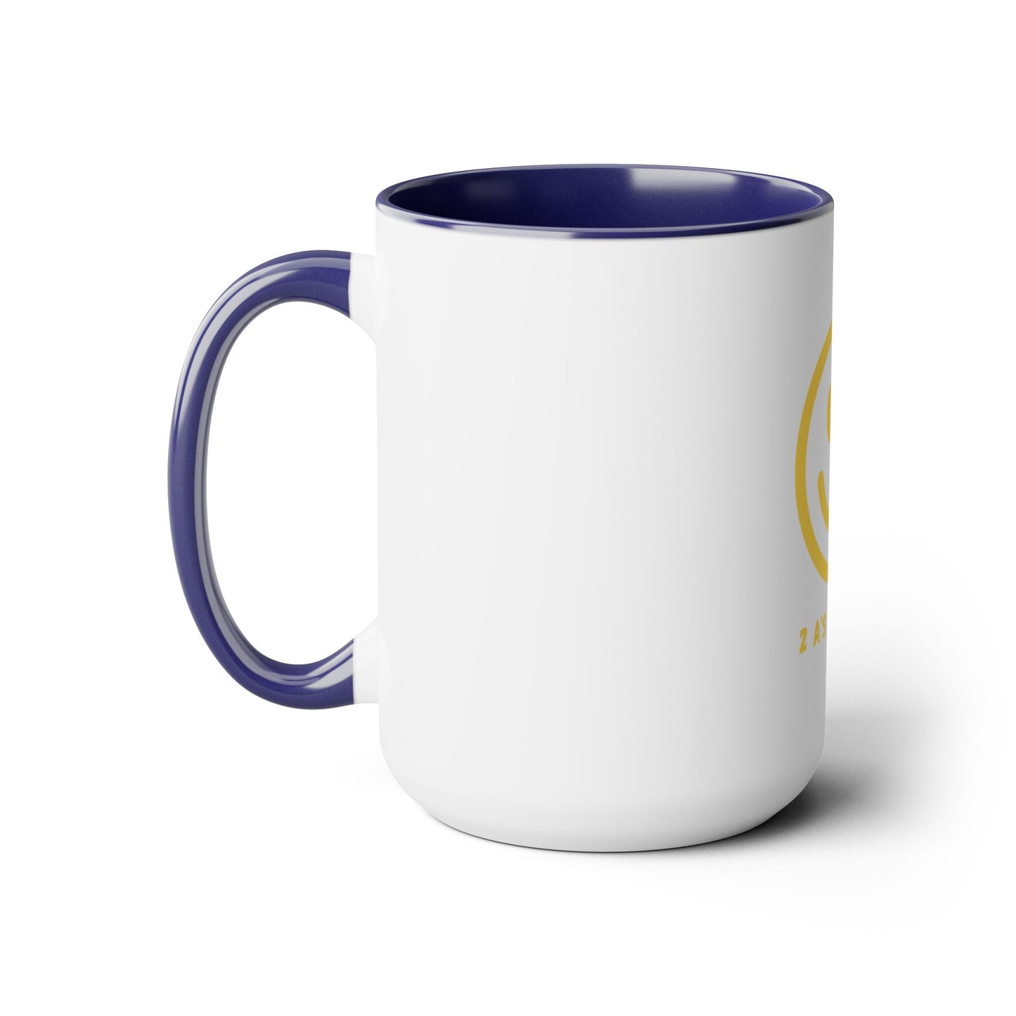 Smiley Face - Two-Tone Coffee Mugs, 15oz
