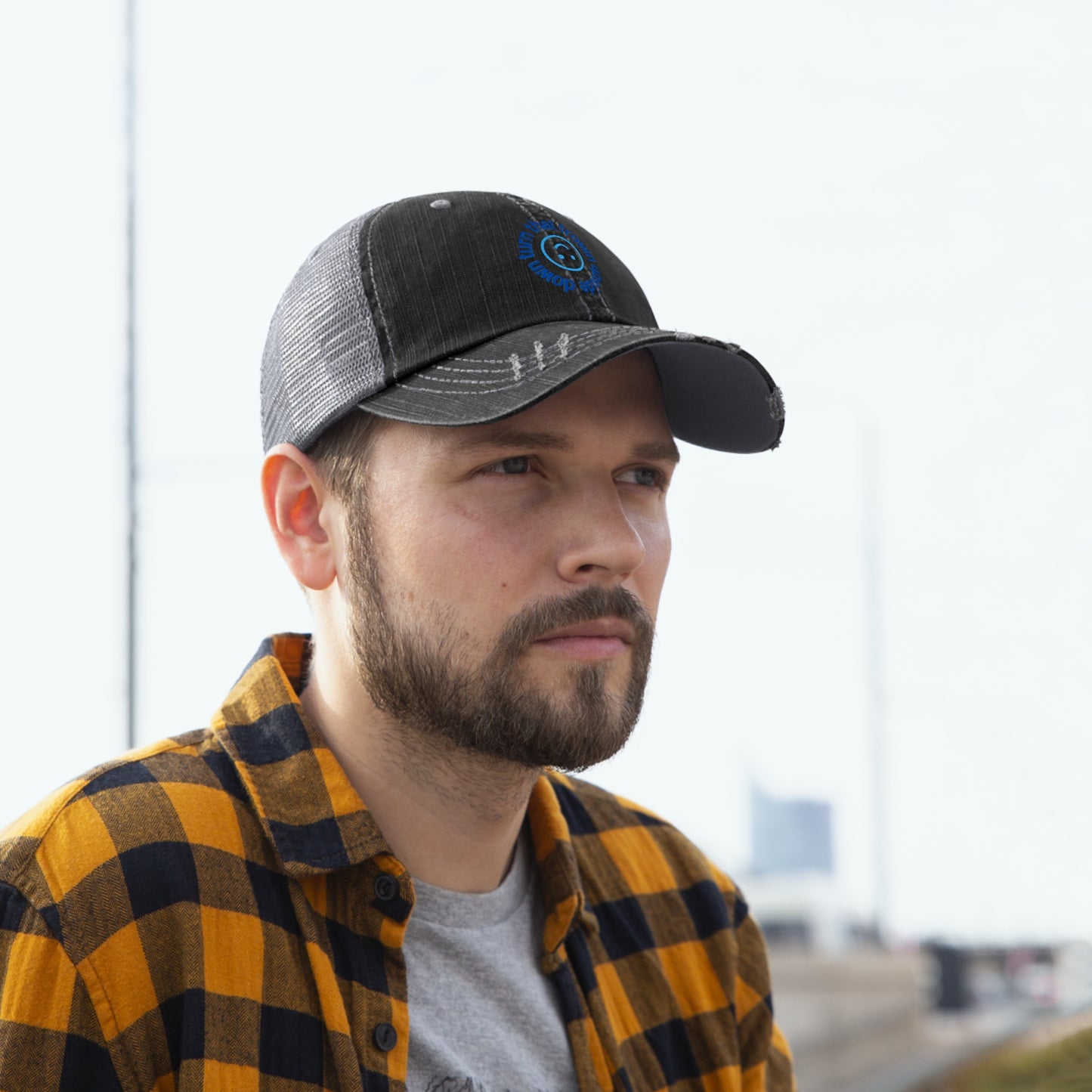 Turn That Frown - Unisex Trucker Hat