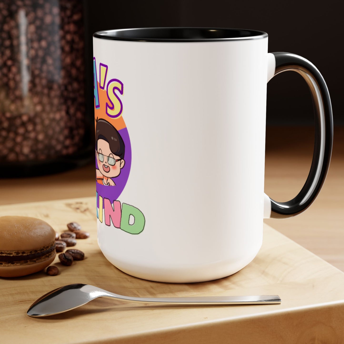 Two-Tone Coffee Mugs, 15oz