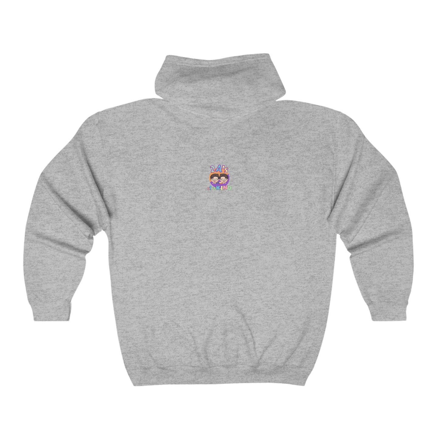 2 A's - Unisex Heavy Blend™ Full Zip Hooded Sweatshirt
