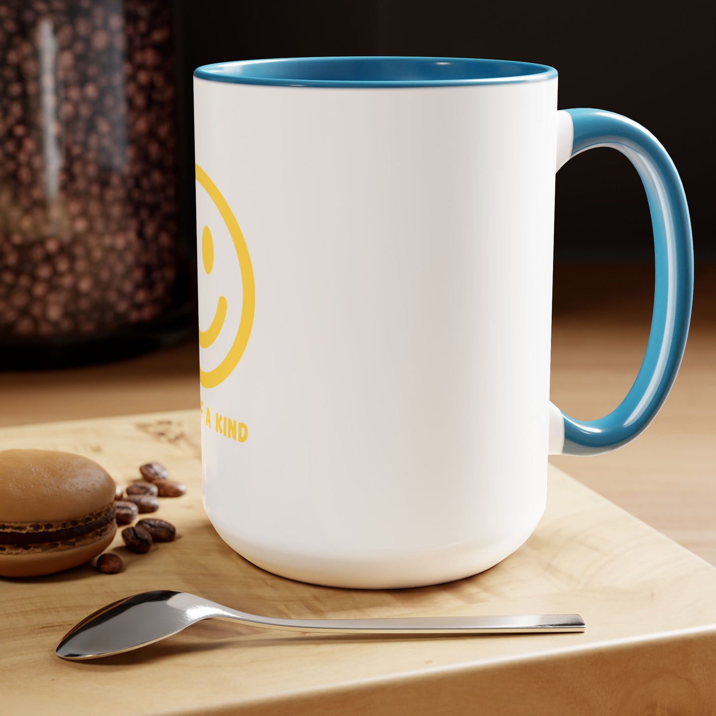 Smiley Face - Two-Tone Coffee Mugs, 15oz