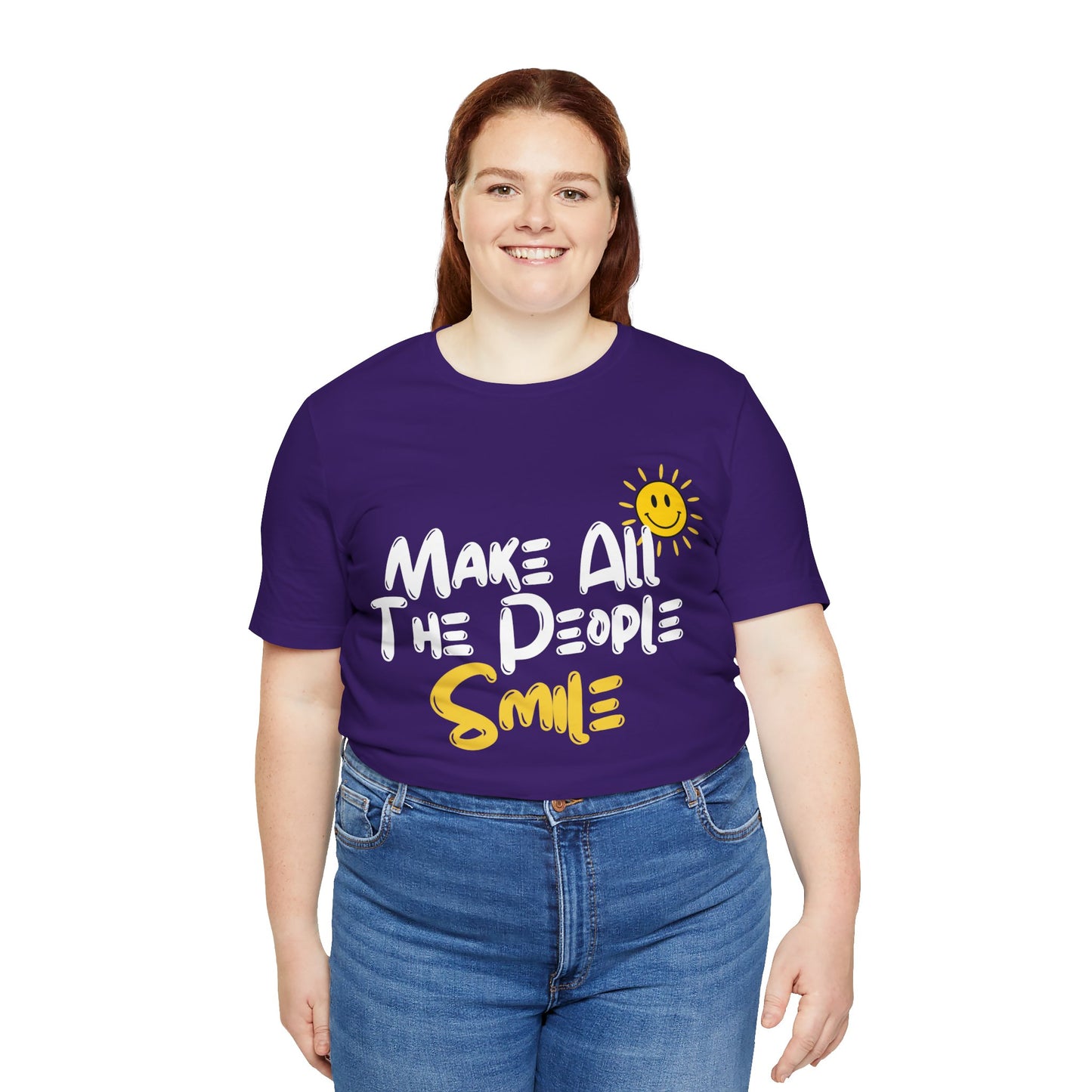 Make All the People Smile - Unisex Jersey Short Sleeve Tee