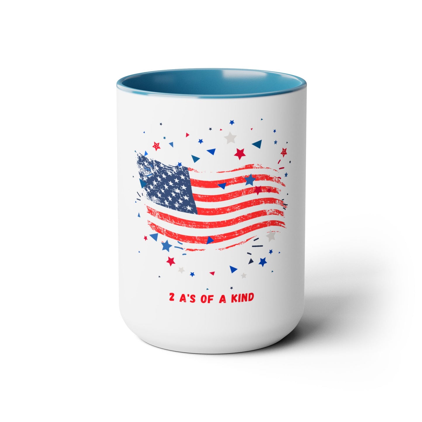 Flag - Two-Tone Coffee Mugs, 15oz