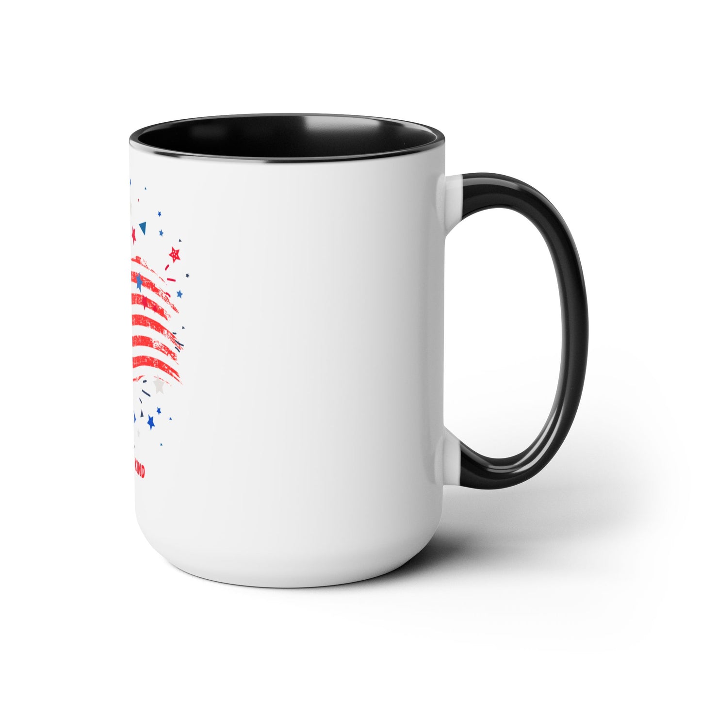 Flag - Two-Tone Coffee Mugs, 15oz