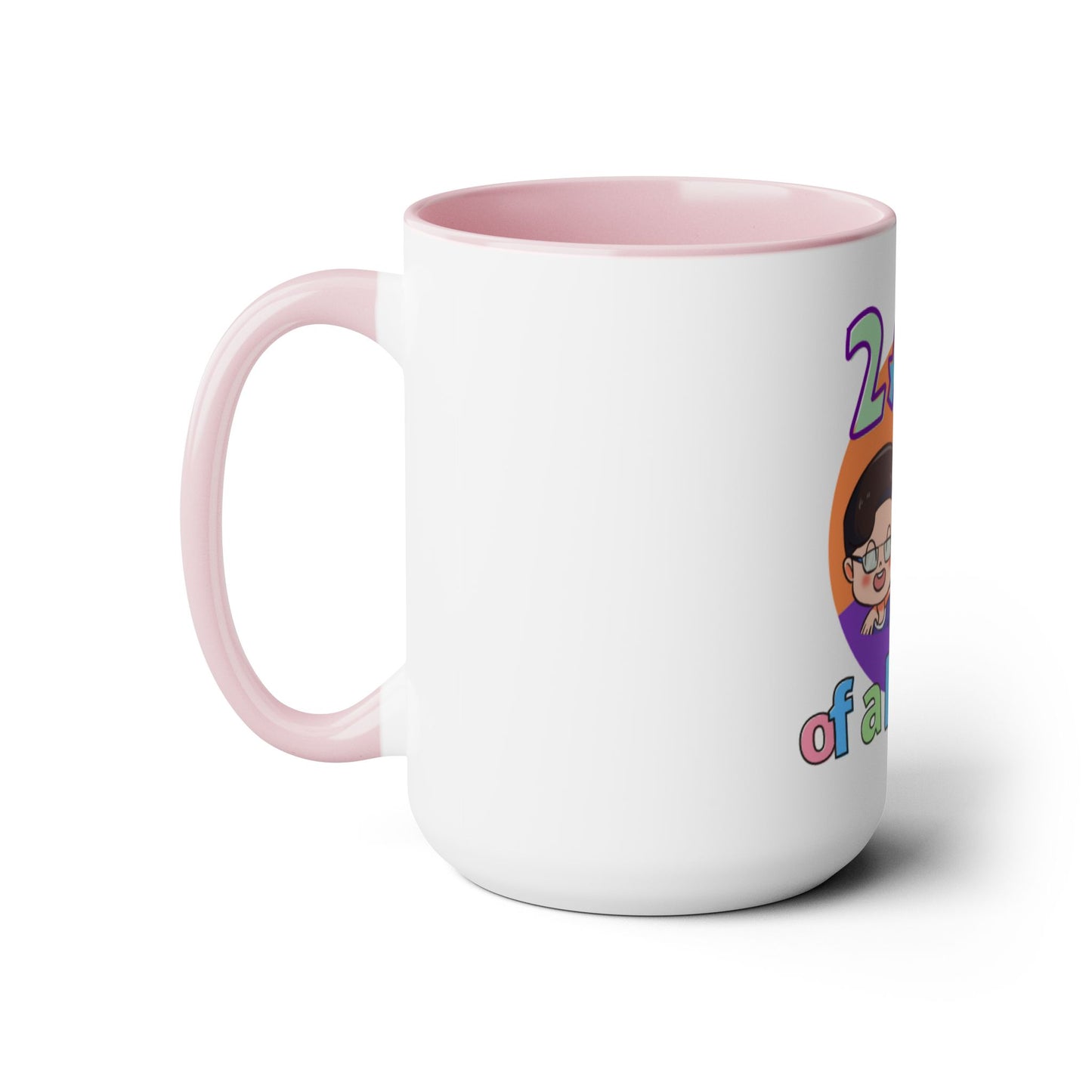 Two-Tone Coffee Mugs, 15oz