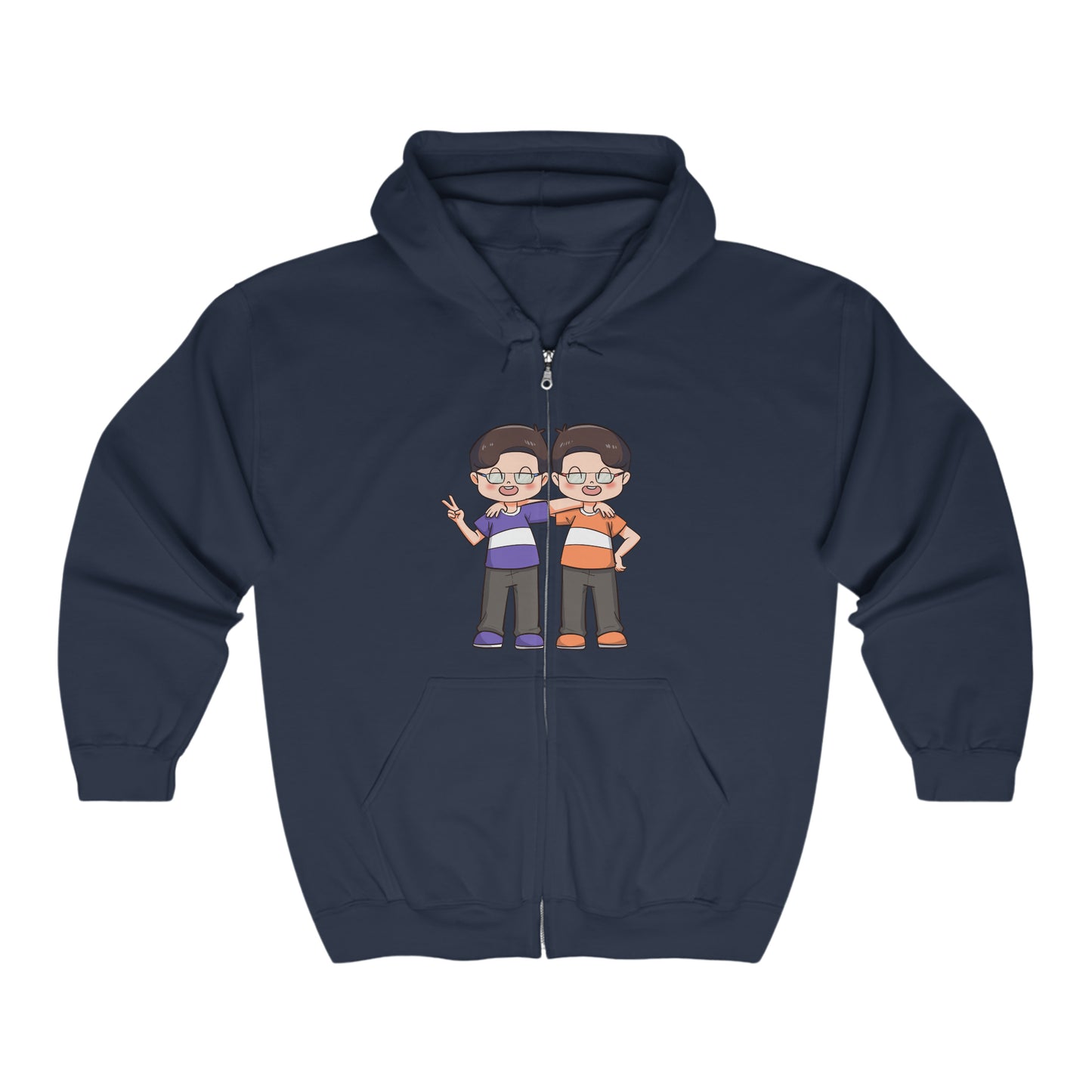 2 A's - Unisex Heavy Blend™ Full Zip Hooded Sweatshirt