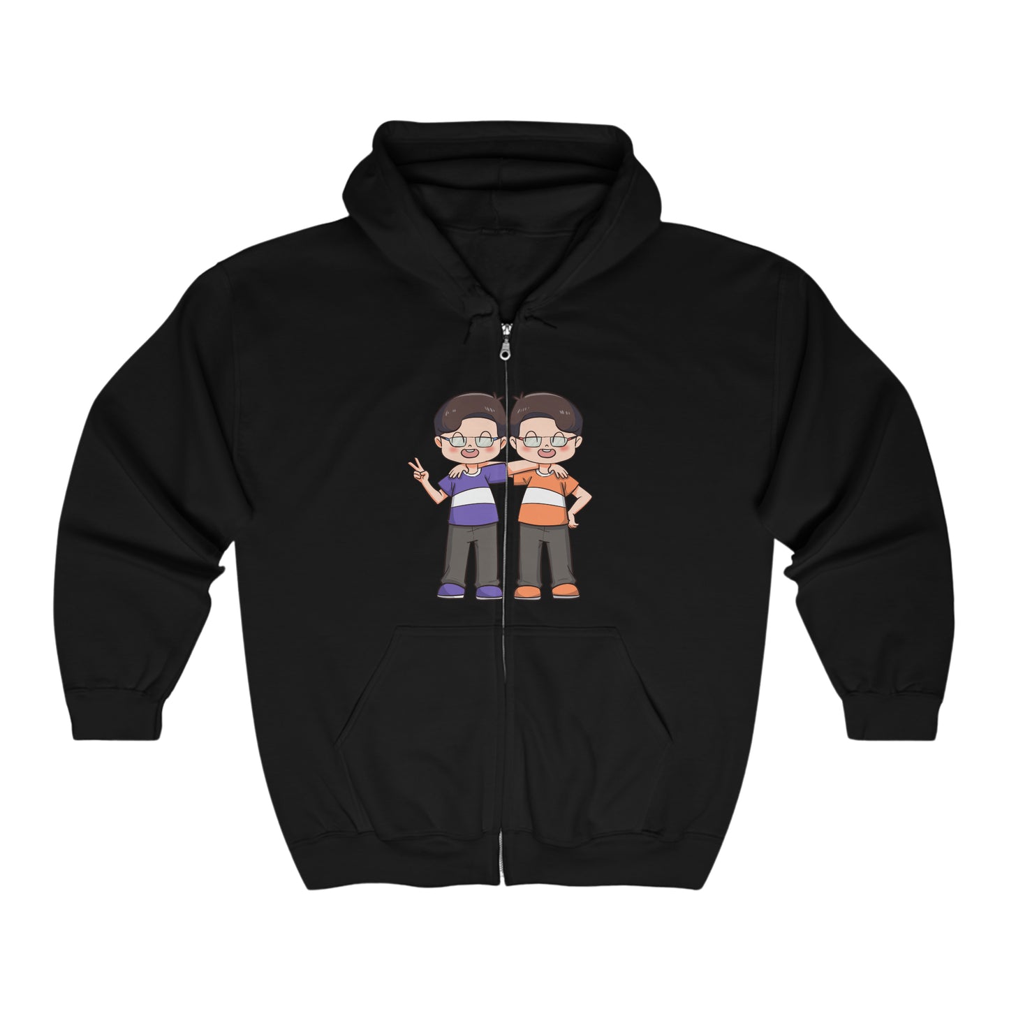 2 A's - Unisex Heavy Blend™ Full Zip Hooded Sweatshirt