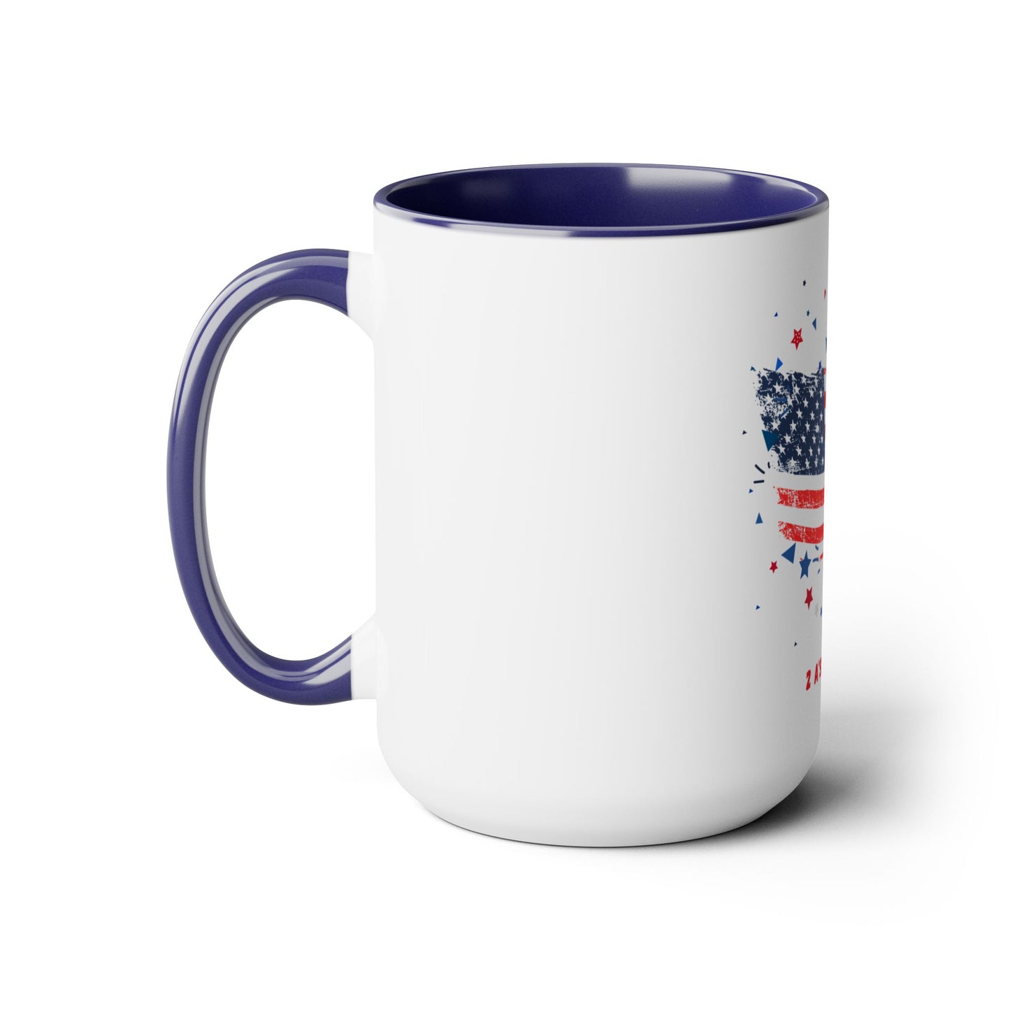 Flag - Two-Tone Coffee Mugs, 15oz