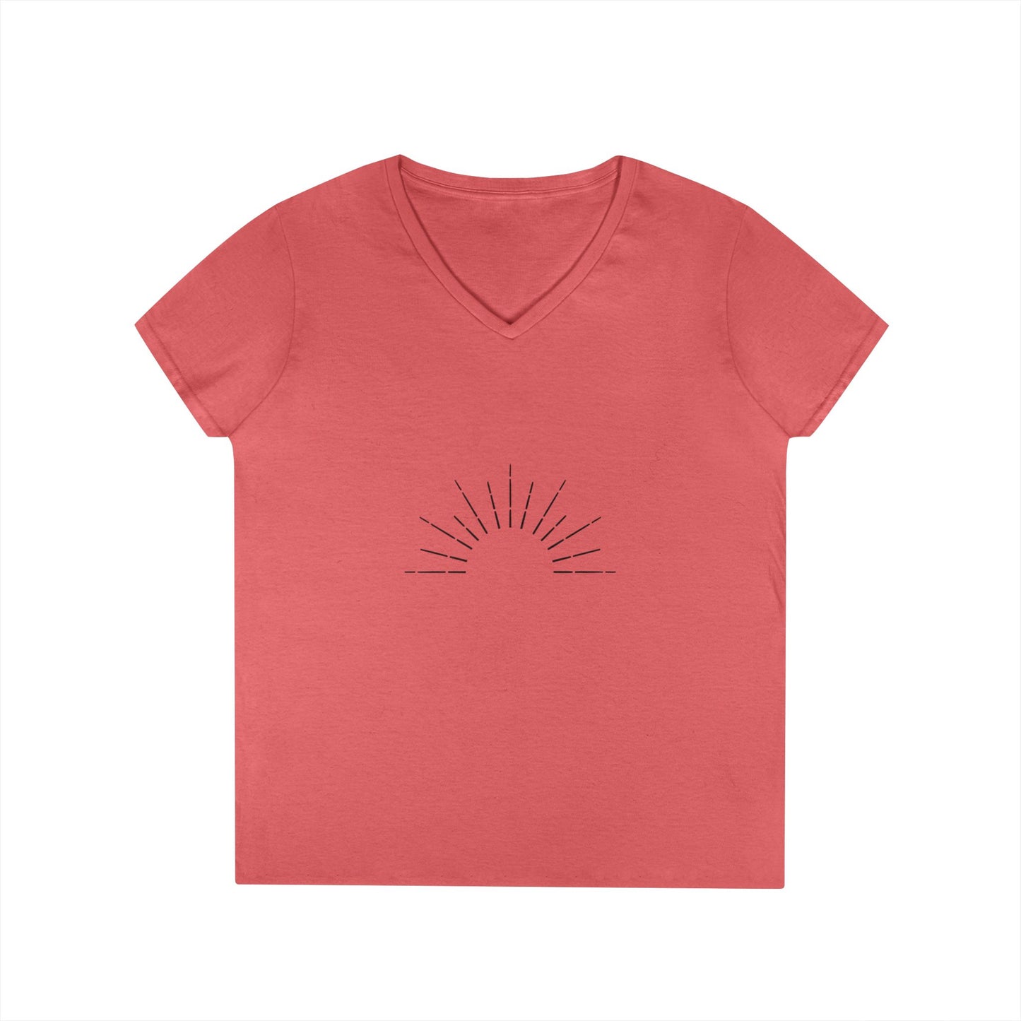 Make My Day - Women's Jersey Short Sleeve Deep V-Neck Tee