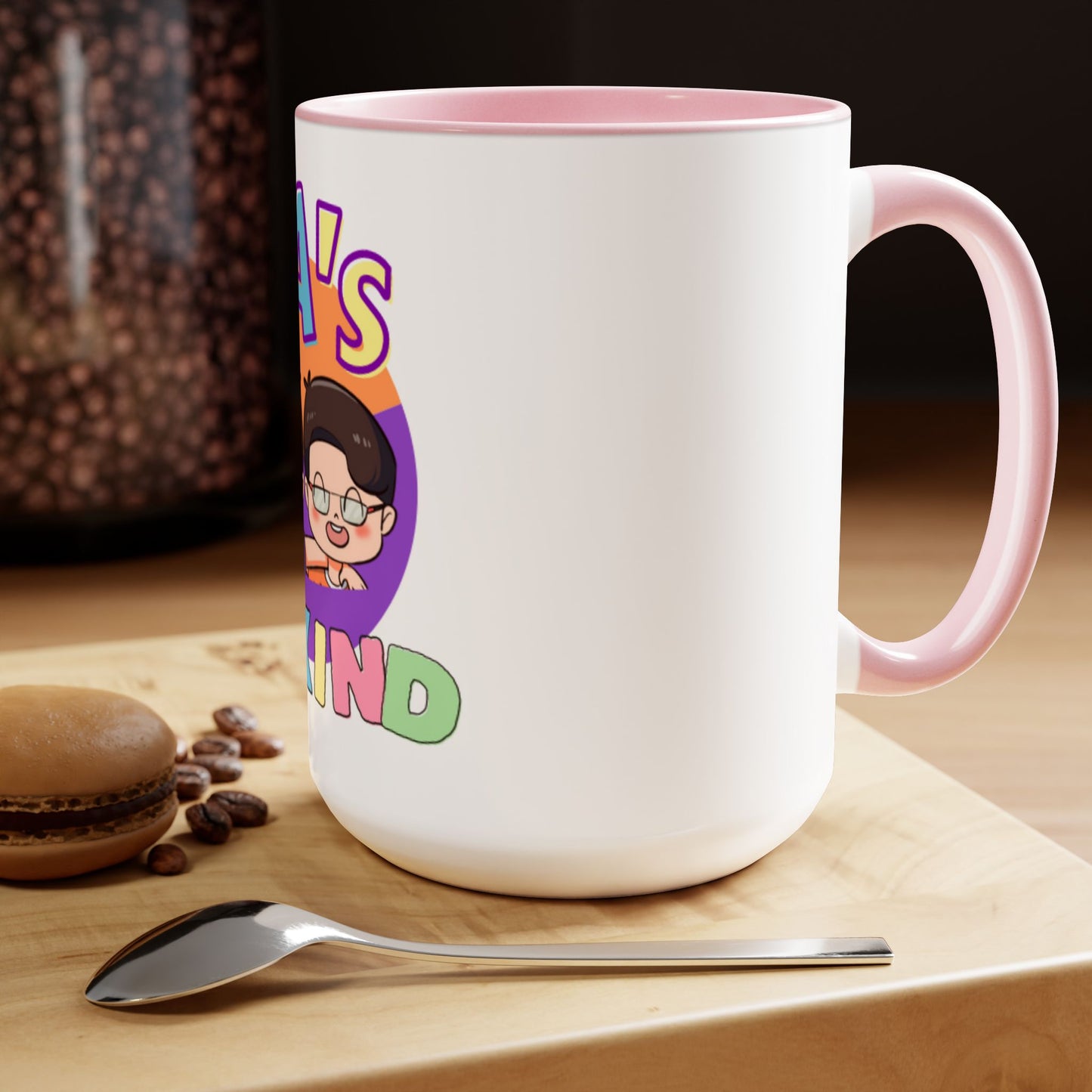 Two-Tone Coffee Mugs, 15oz