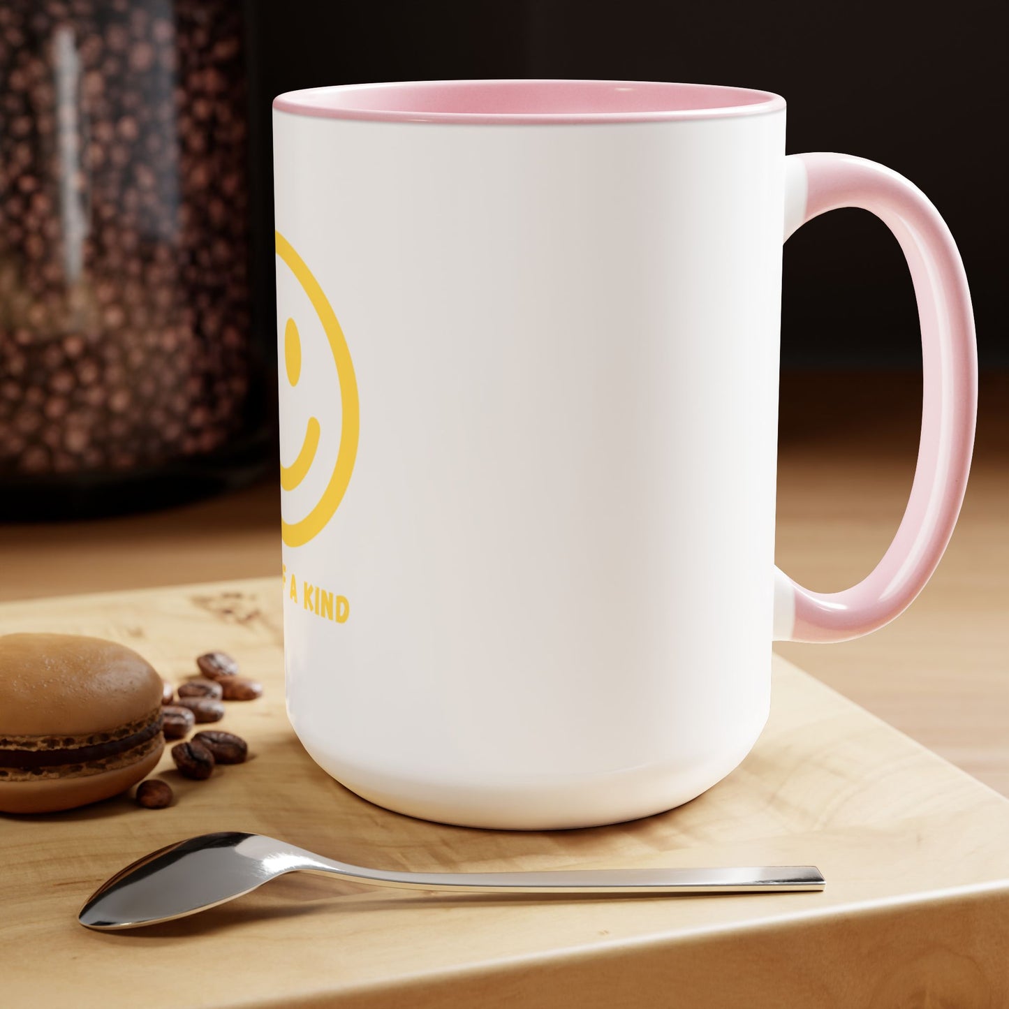 Smiley Face - Two-Tone Coffee Mugs, 15oz