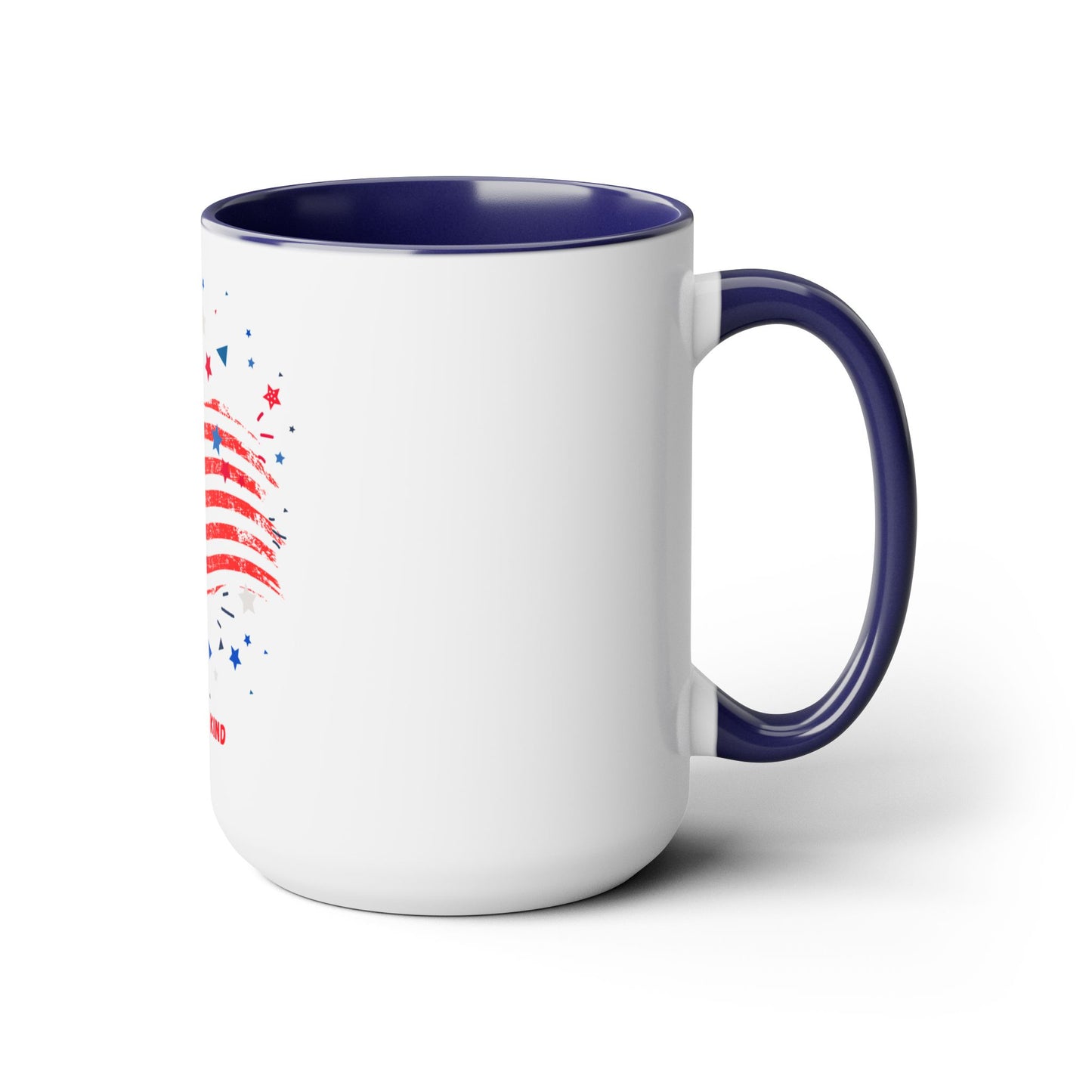 Flag - Two-Tone Coffee Mugs, 15oz