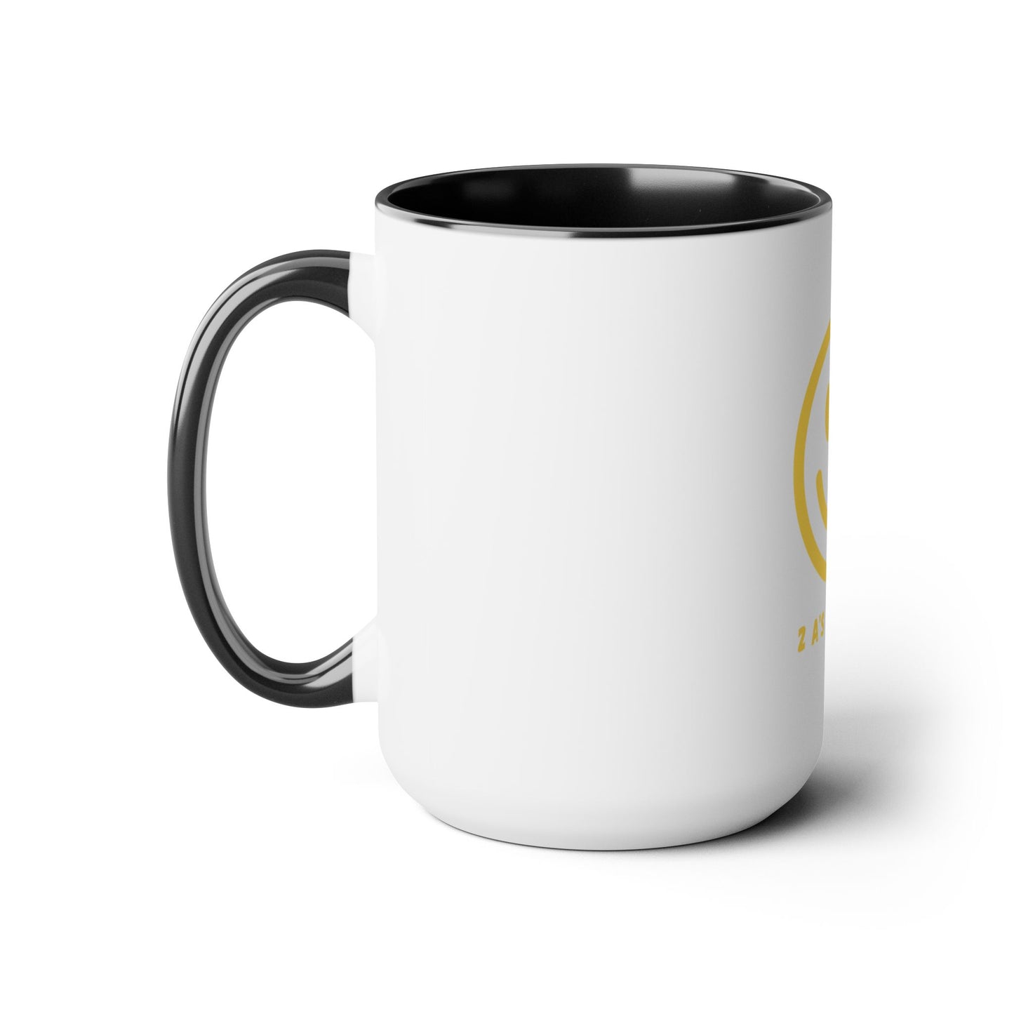 Smiley Face - Two-Tone Coffee Mugs, 15oz