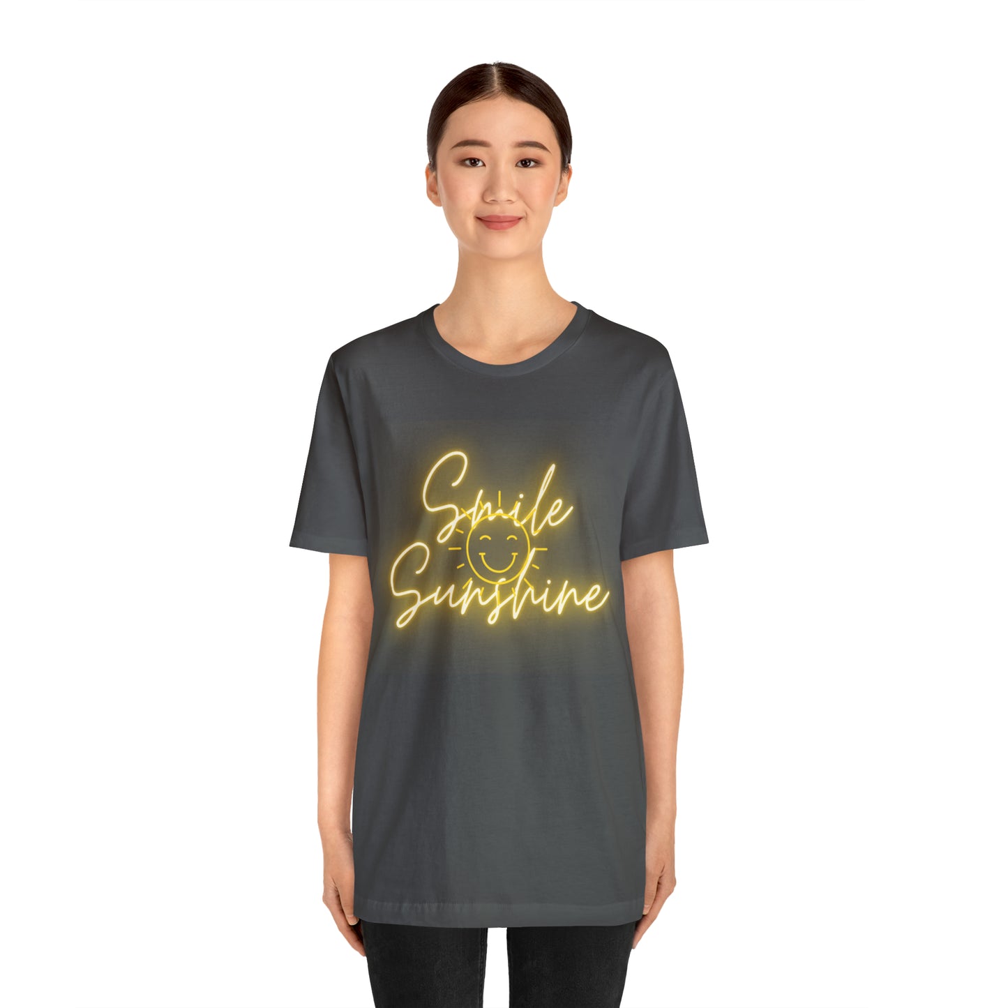 Smile Sunshine - Unisex Jersey Short Sleeve Tee