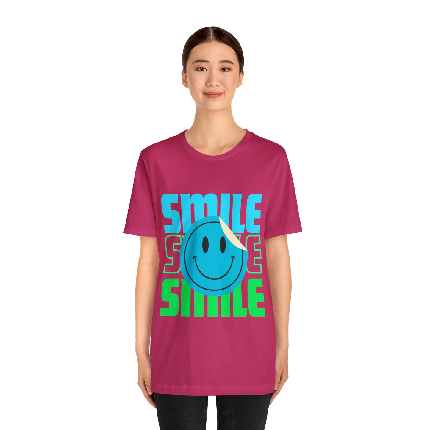 Smile Unisex Jersey Short Sleeve Tee