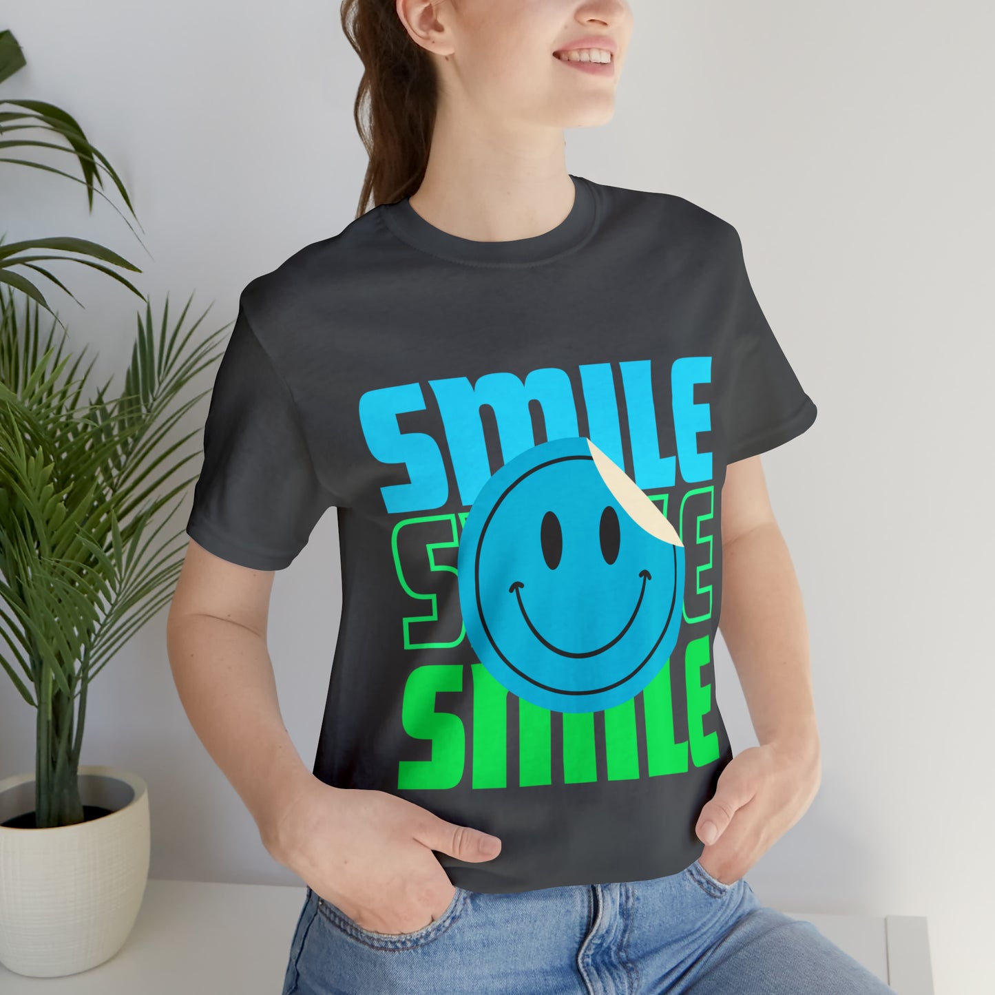 Smile Unisex Jersey Short Sleeve Tee