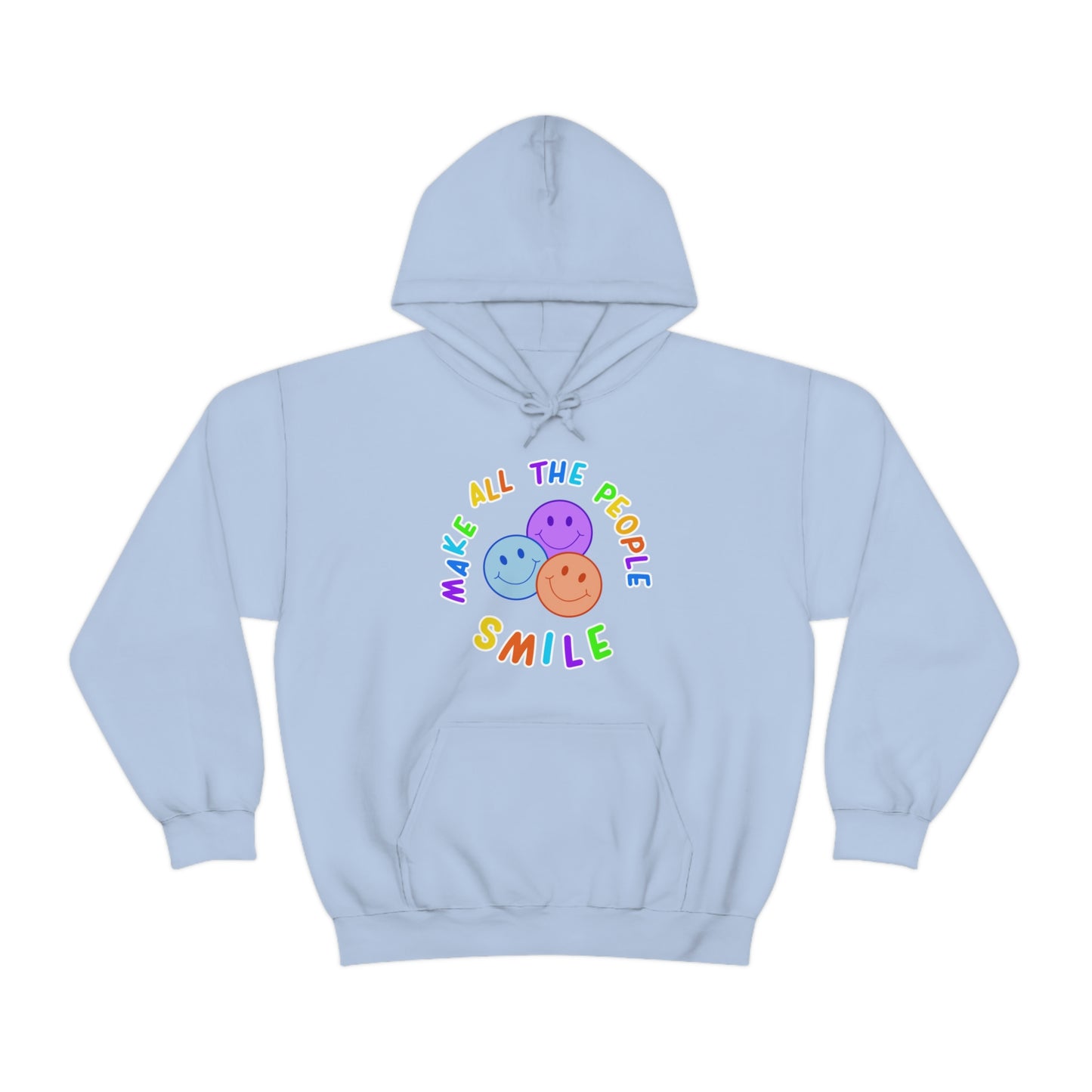 Make All The People Smile - Unisex Heavy Blend™ Hooded Sweatshirt