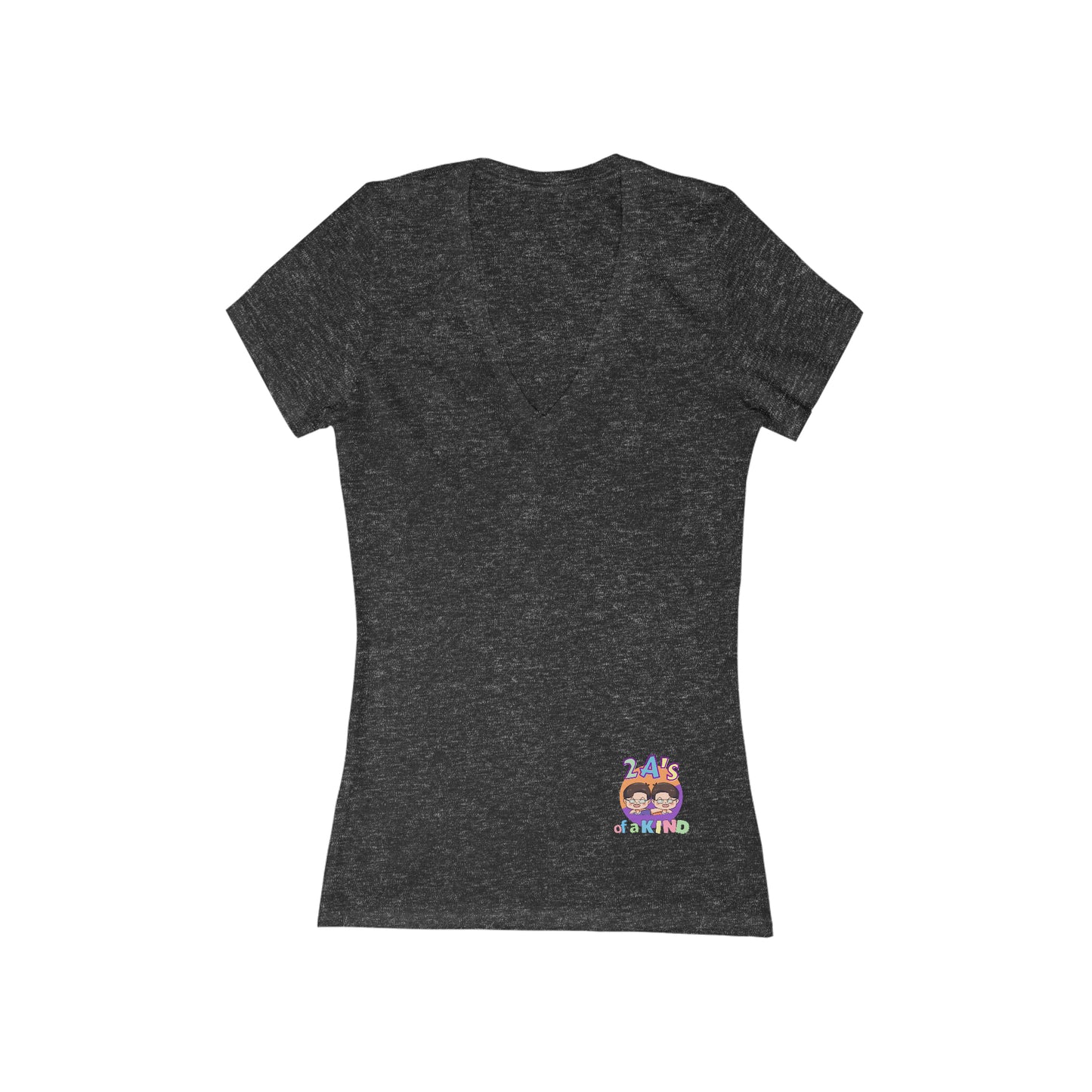 Be Brave - Women's Jersey Short Sleeve Deep V-Neck Tee