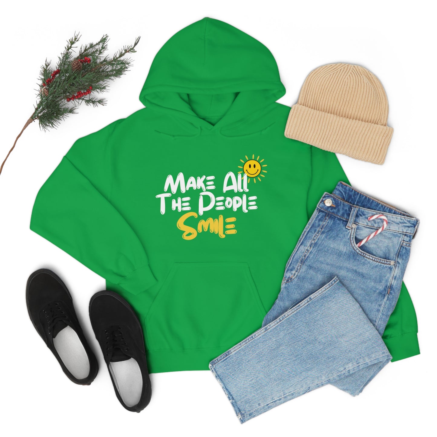 Make All People Smile - Unisex Heavy Blend™ Hooded Sweatshirt
