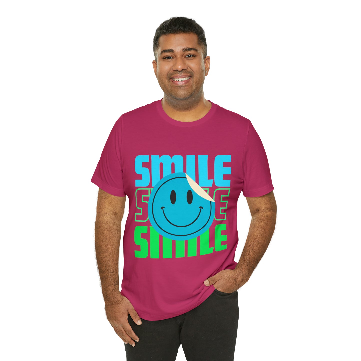 Smile Unisex Jersey Short Sleeve Tee