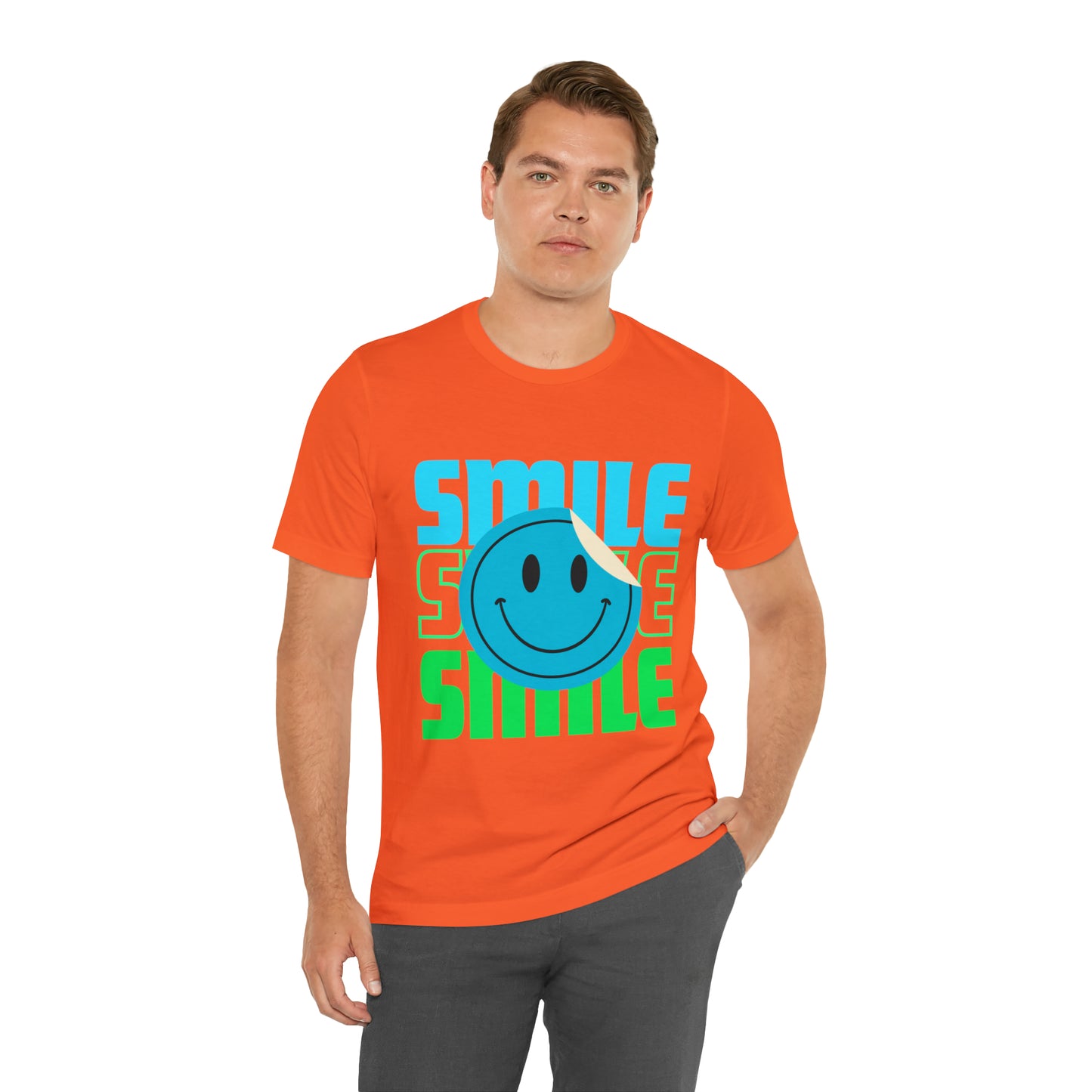 Smile Unisex Jersey Short Sleeve Tee