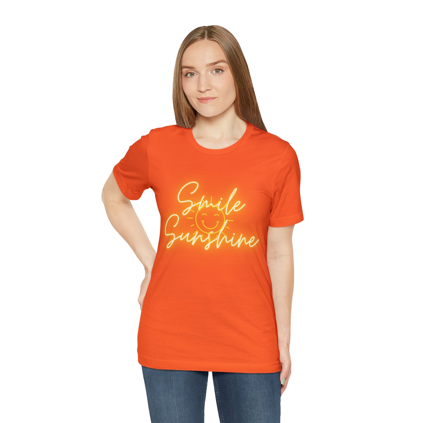 Smile Sunshine - Unisex Jersey Short Sleeve Tee