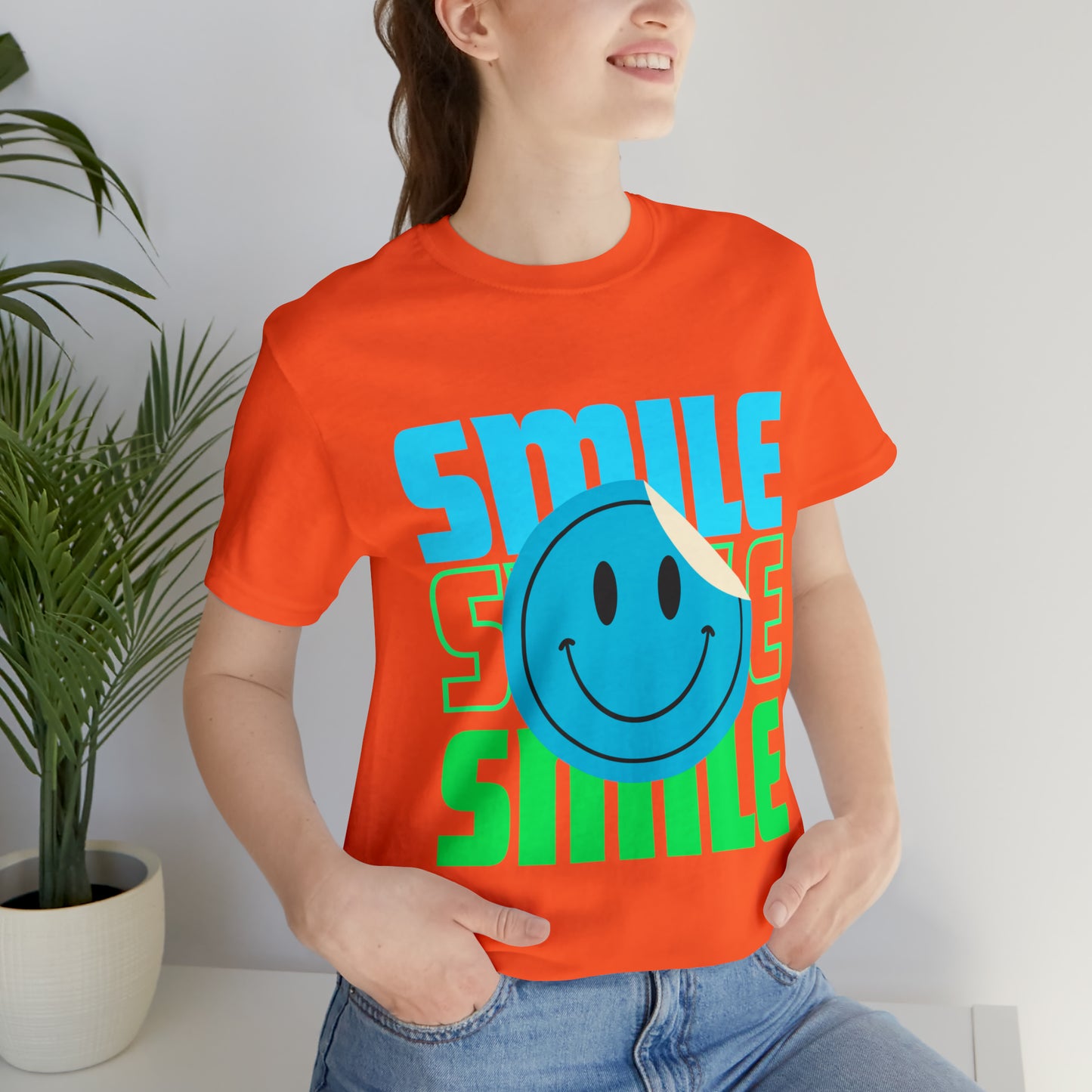 Smile Unisex Jersey Short Sleeve Tee