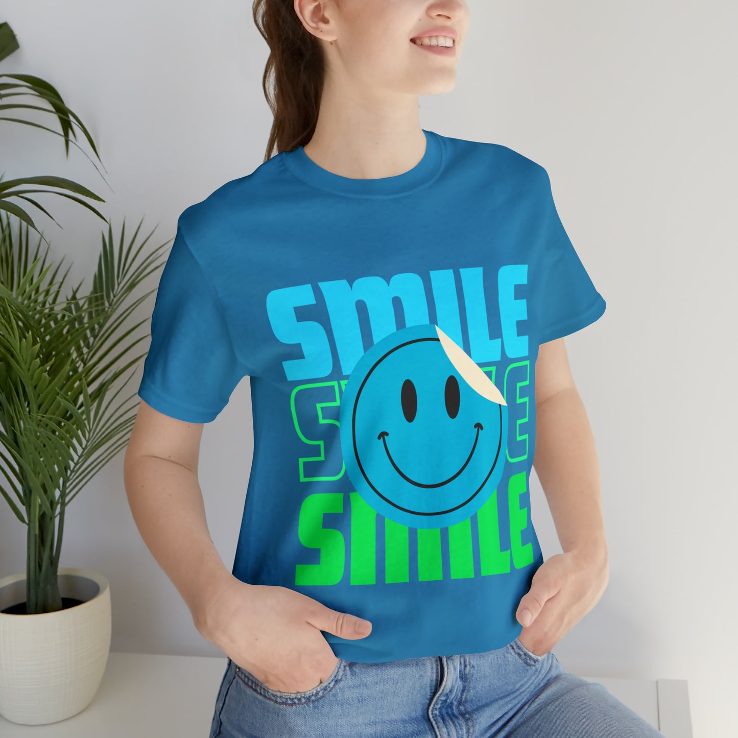 Smile Unisex Jersey Short Sleeve Tee