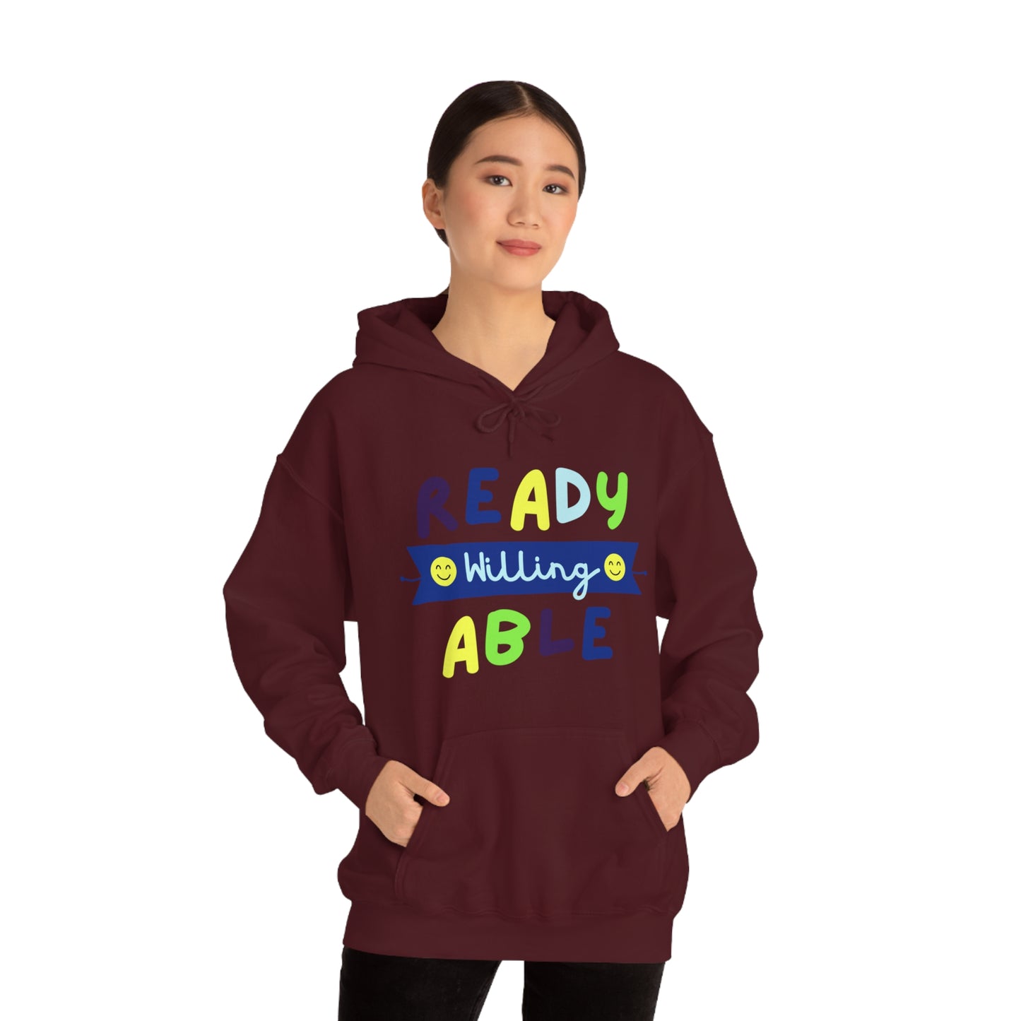 Ready Willing Able - Unisex Heavy Blend™ Hooded Sweatshirt