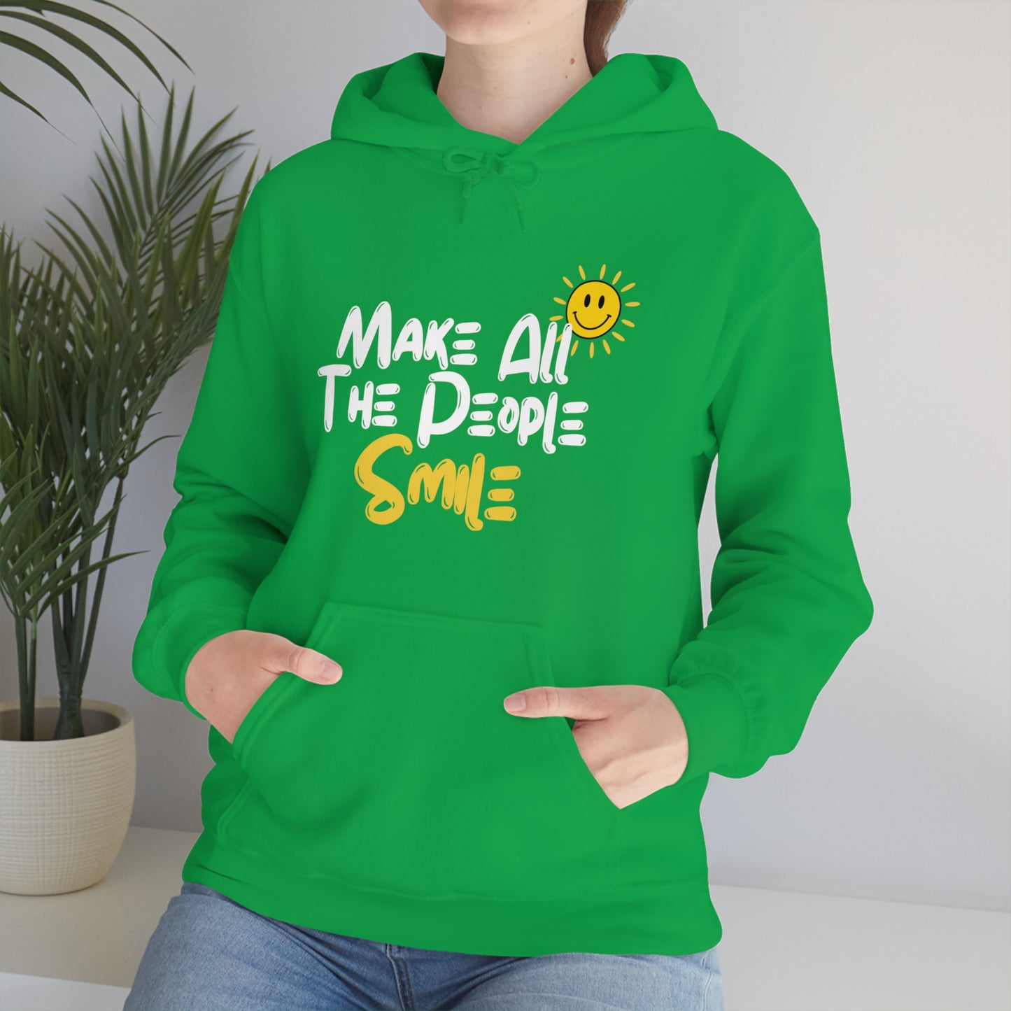 Make All People Smile - Unisex Heavy Blend™ Hooded Sweatshirt