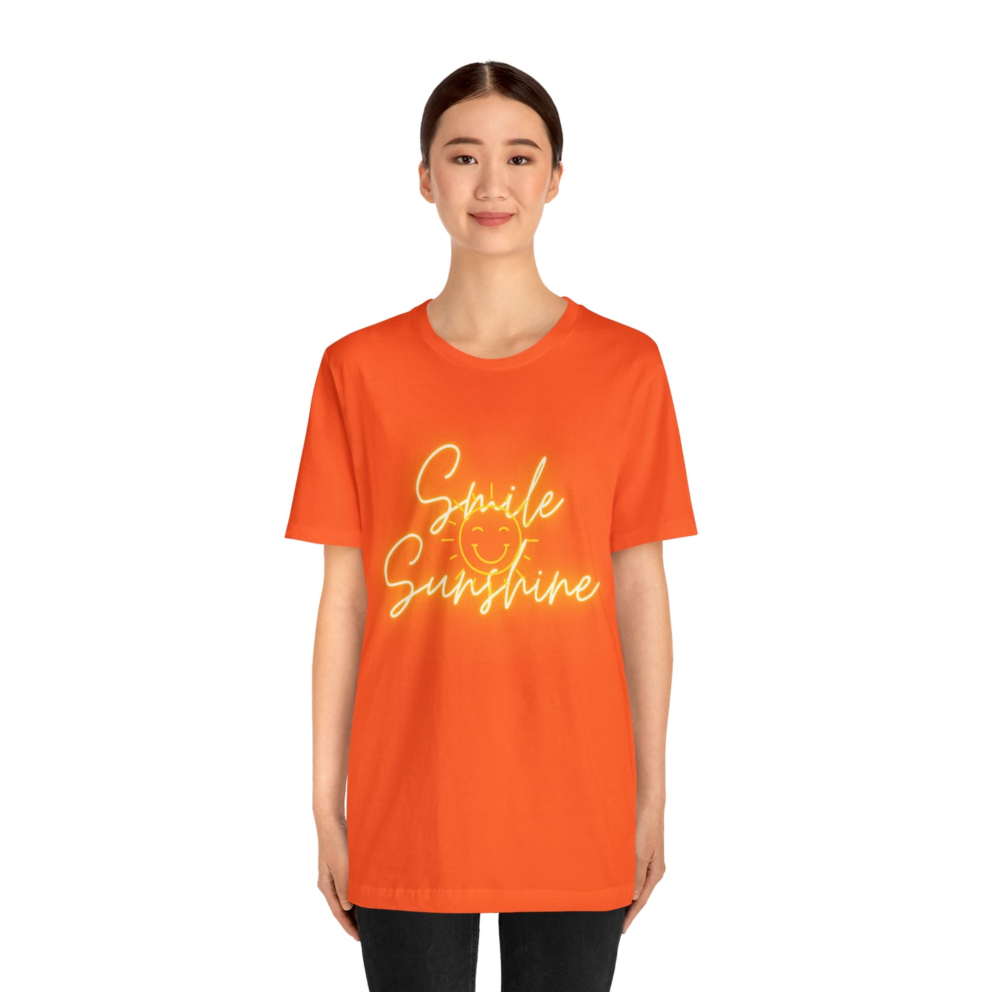Smile Sunshine - Unisex Jersey Short Sleeve Tee