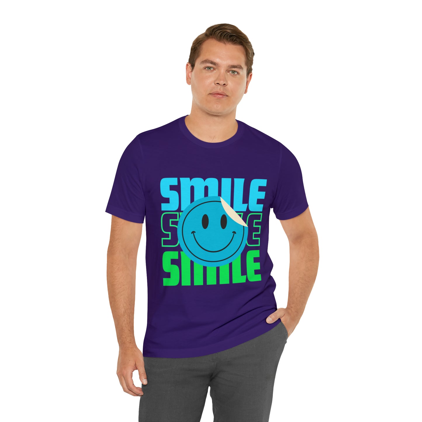 Smile Unisex Jersey Short Sleeve Tee