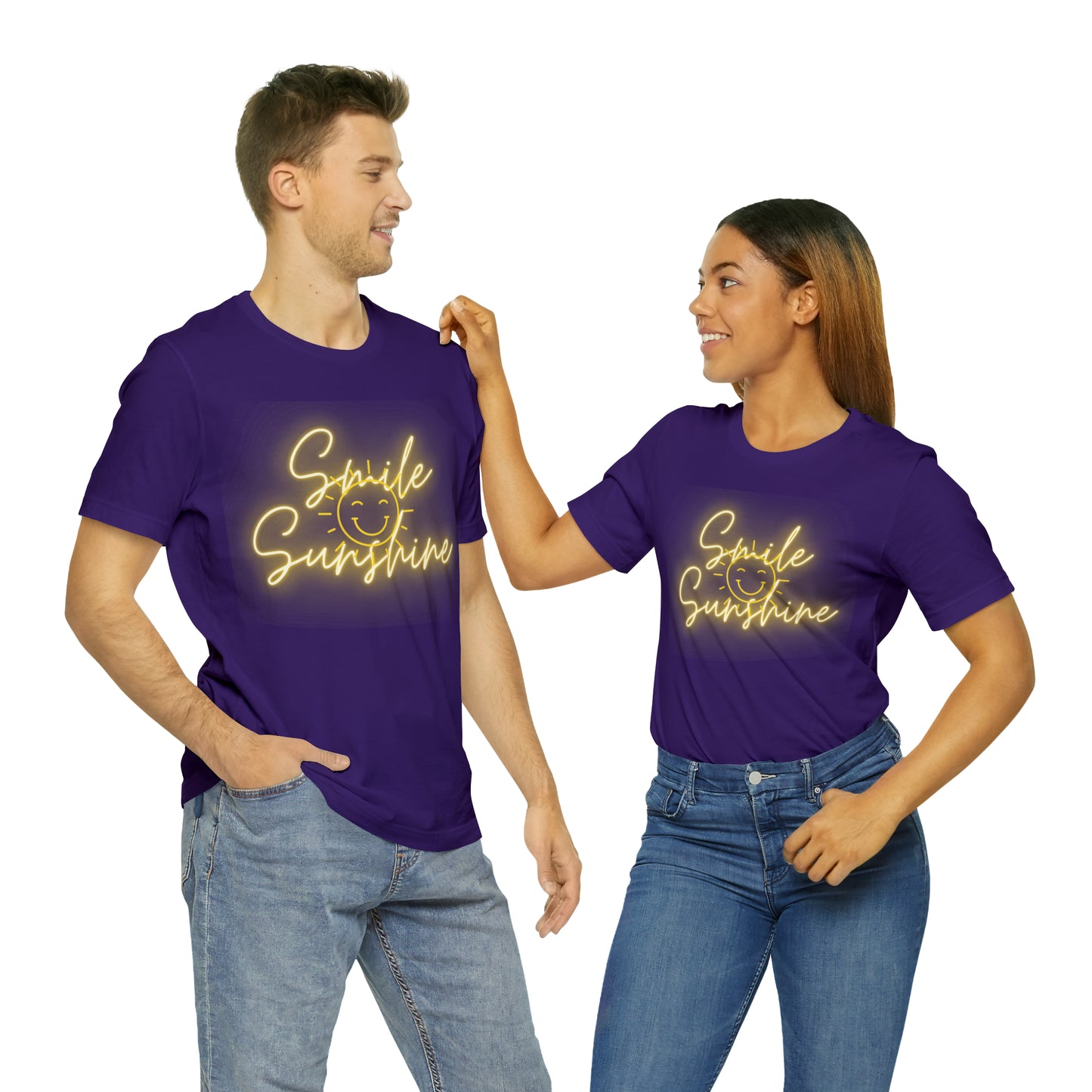 Smile Sunshine - Unisex Jersey Short Sleeve Tee