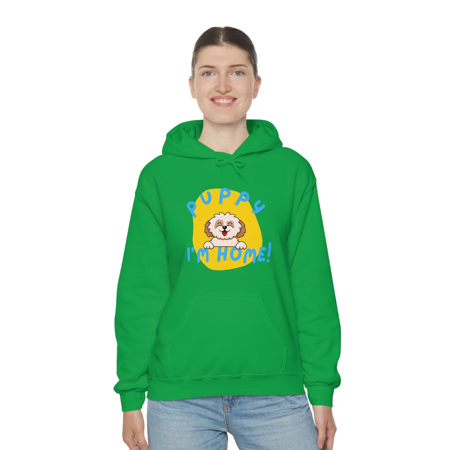 Puppy I'm Home - Unisex Heavy Blend™ Hooded Sweatshirt