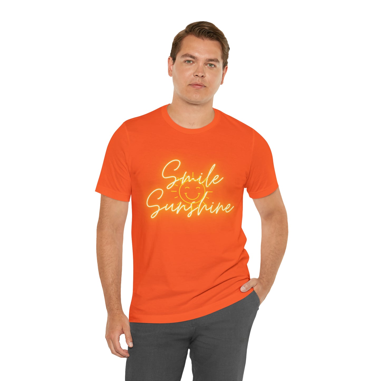Smile Sunshine - Unisex Jersey Short Sleeve Tee